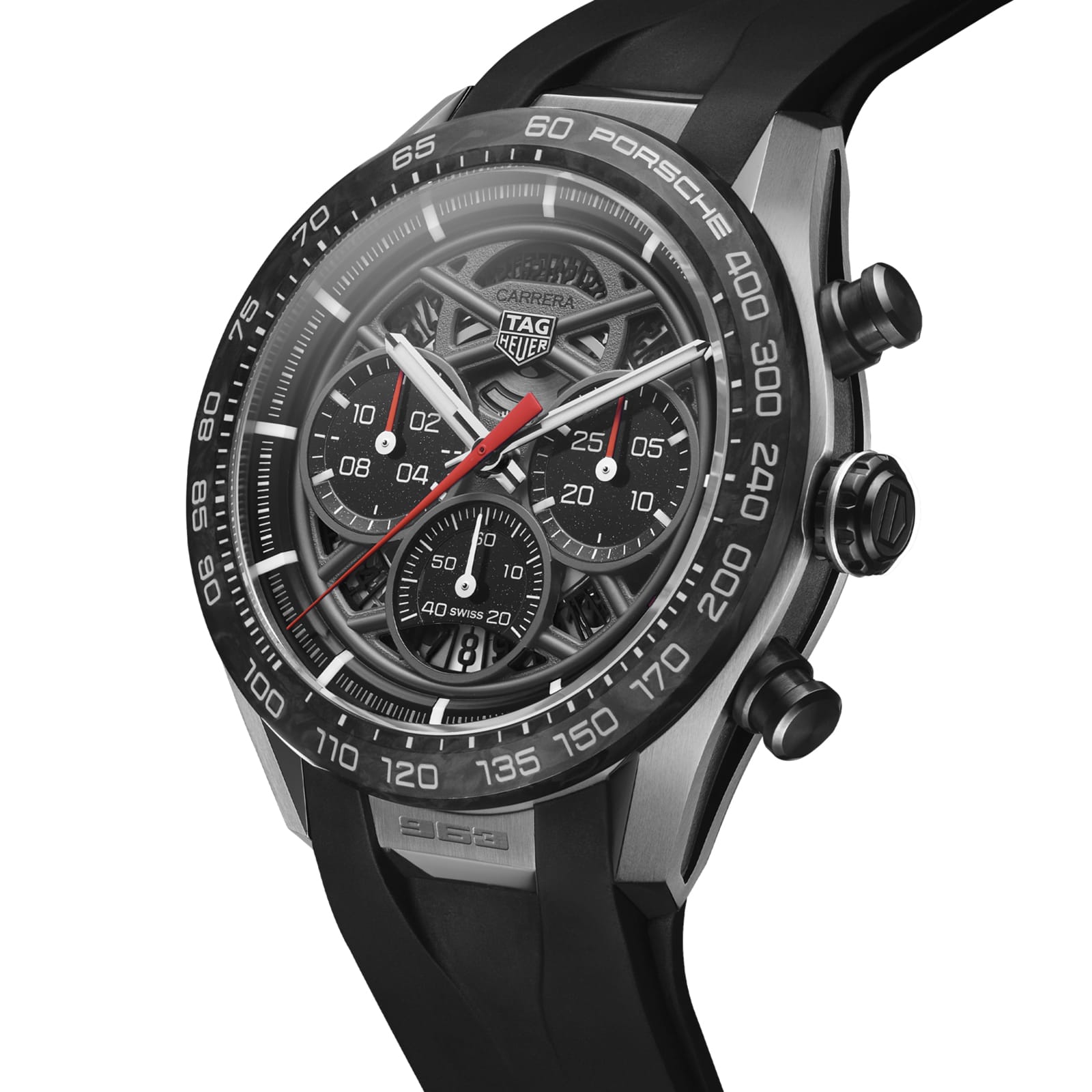 TAG Heuer Replica Watch Carrera Chronograph X Porsche 963 Automatic 44 mm Steel(1:1 replica)