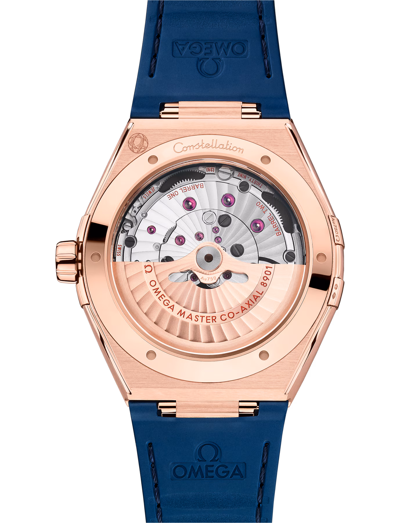 Constellation 41 mm, Sedna™ gold on leather strap(1:1 replica)