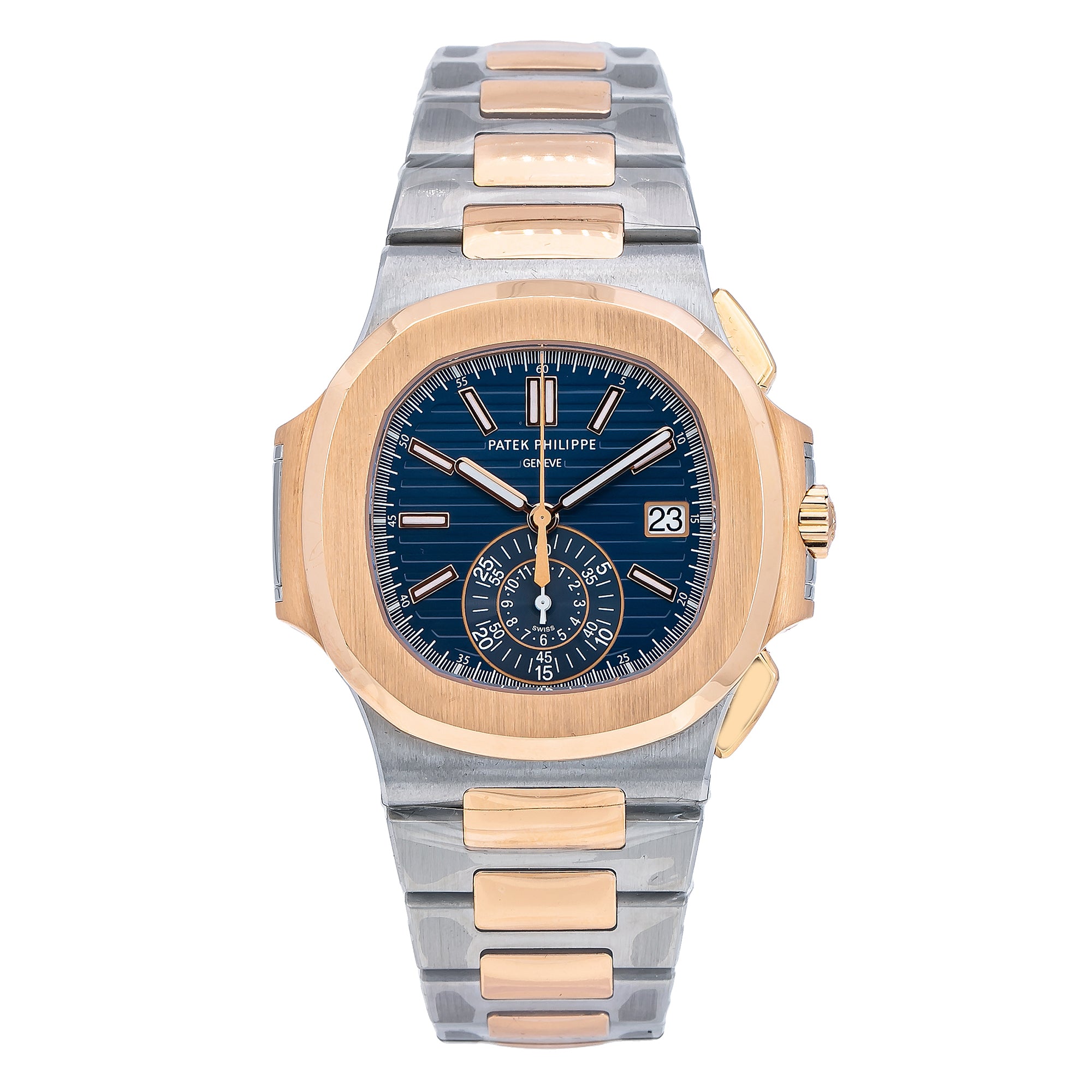 Patek Philippe Nautilus 5980/1AR 40MM Blue Dial With Two Tone Bracelet(1:1 replica)