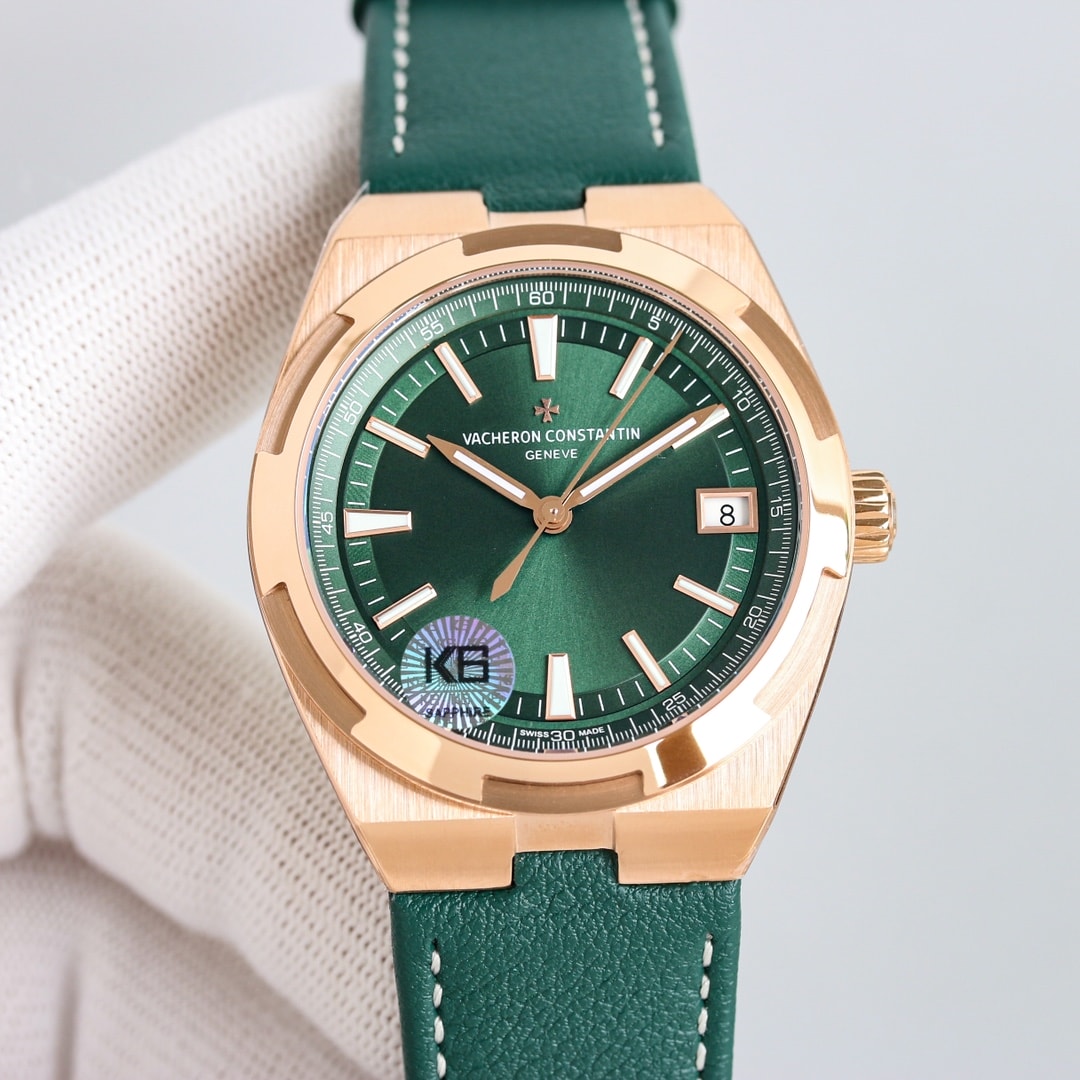 Fake Vacheron Constantin Replica Watch Overseas self-winding 41 MM PINK GOLD 4520V/210R-B967(1:1 replica)