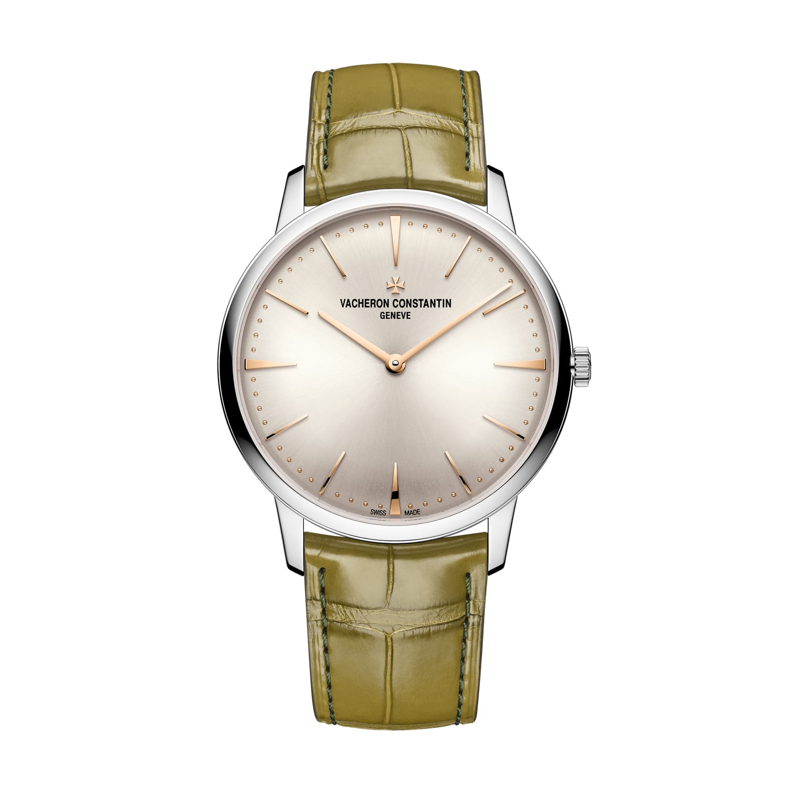 Replica Watches Fake Vacheron Constantin Patrimony manual-winding 39 MM WHITE GOLD(1:1 replica)