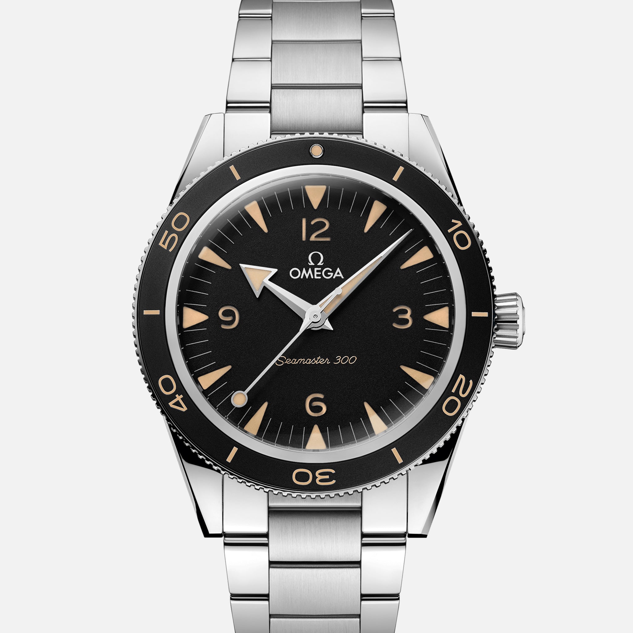 Seamaster 300 Co-Axial Master Chronometer 41mm Black Dial On Bracelet(1:1 replica)