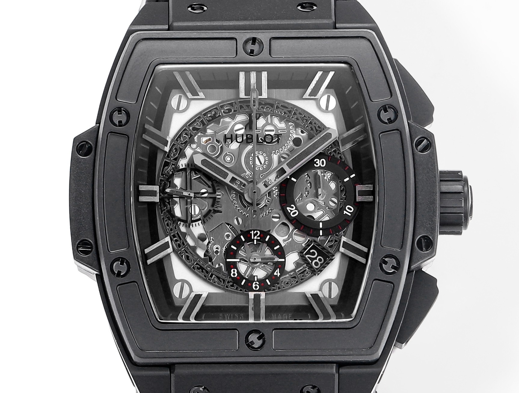 Hublot SPIRIT OF BIG BANG Chronograph, 45 mm Textured rubber strap(1:1 replica)