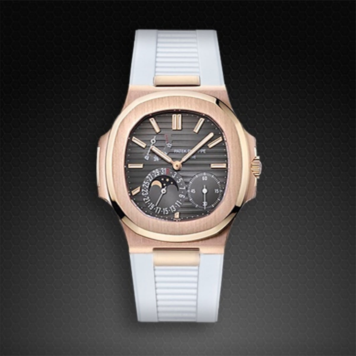 Patek Philippe - Rubber B strap for Nautilus 5712 RG / WG(1:1 replica)