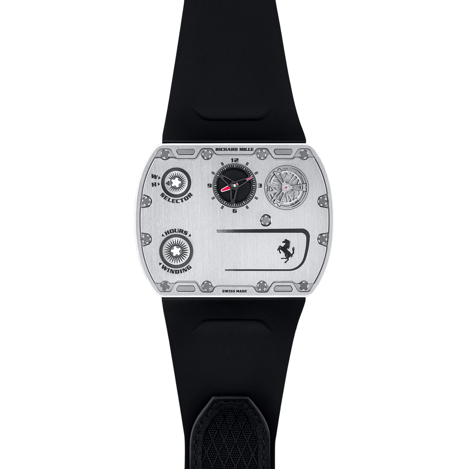 Richard Mille Replica Watch RM up-01 Ferrari Manual Winding Ultra Thin Limited Edition(1:1 replica)