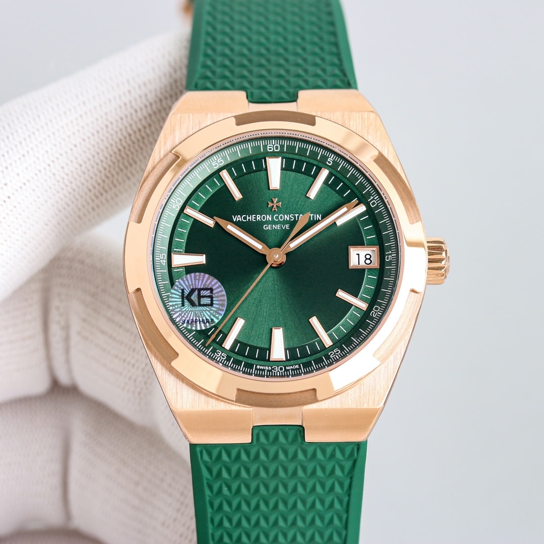 Fake Vacheron Constantin Replica Watch Overseas self-winding 41 MM PINK GOLD 4520V/210R-B967(1:1 replica)