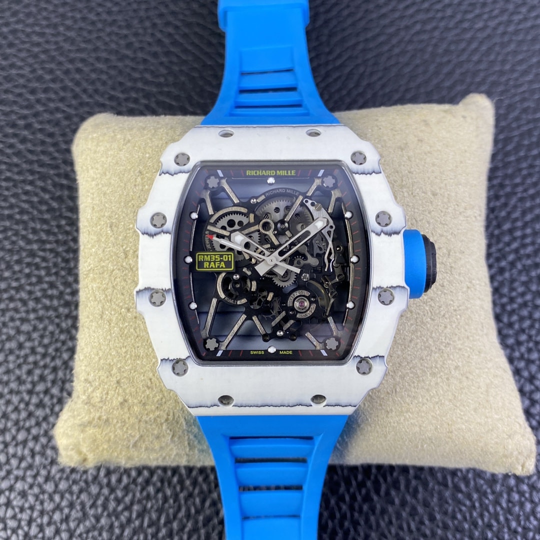 Fake Richard Mille Replica Watch RM 35-01 Rafael Nadal NTPT Carbon Limited Edition(1:1 replica)