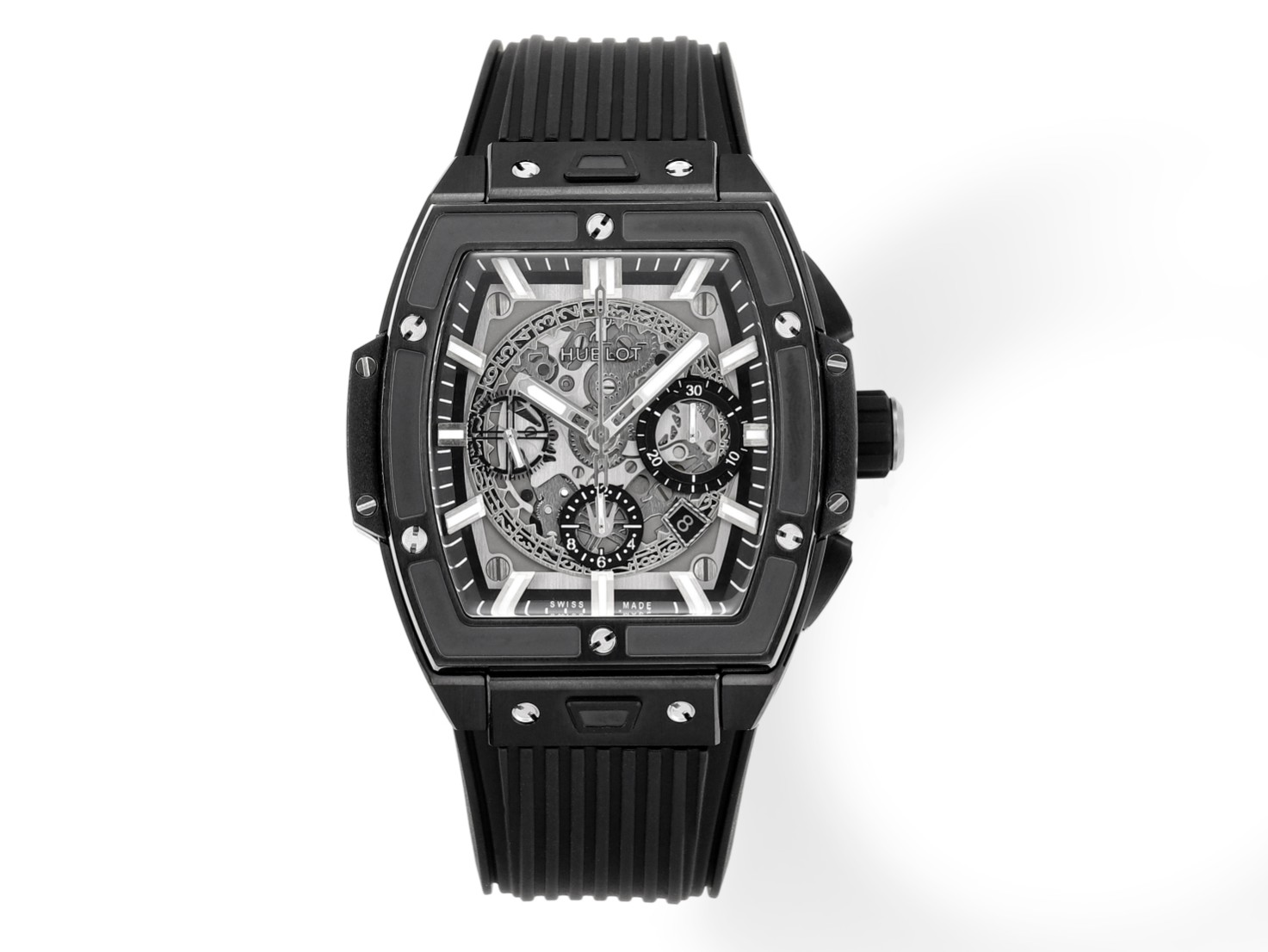Hublot Spirit of Big Bang Textured Rubber Strap(1:1 replica)