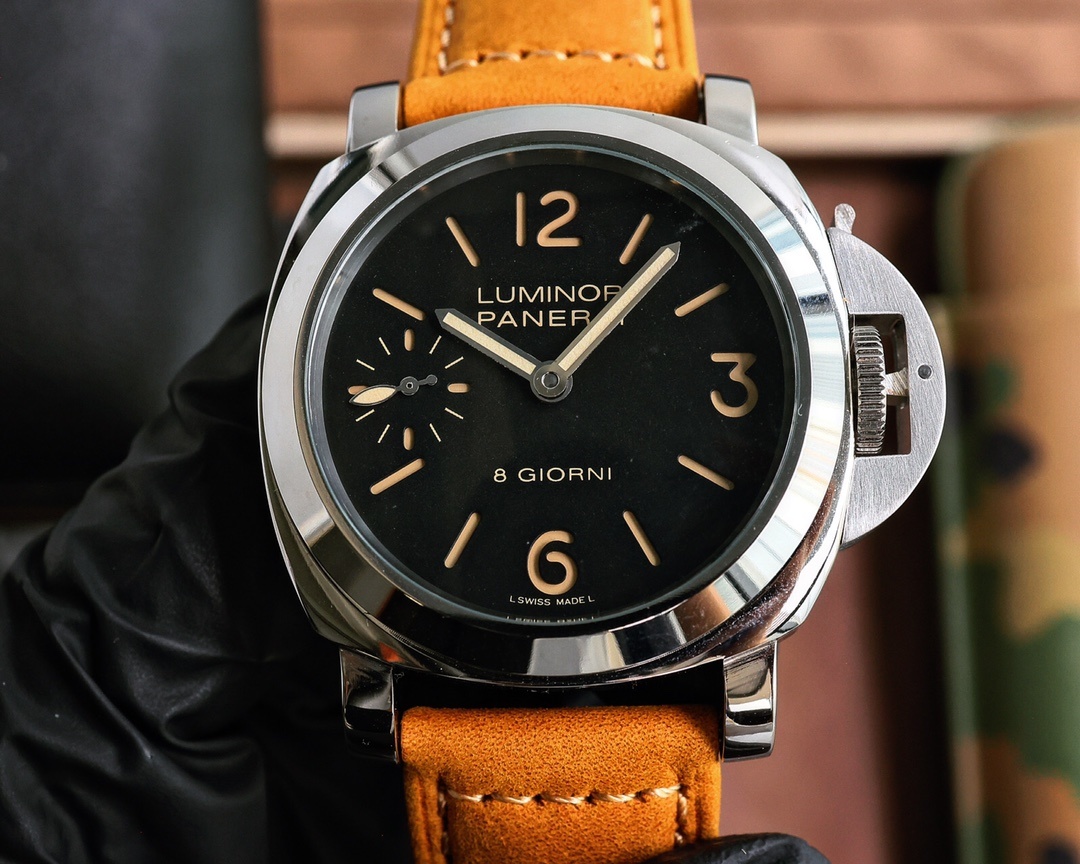 Panerai Luminor Marina 8 Days Manual-winding Black Dial 44 mm Men's Watch PAM00510(1:1 replica)