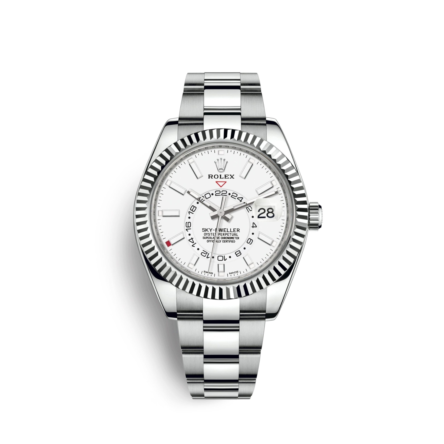 Rolex Sky-Dweller 42mm, Oystersteel and 18k White Gold, Ref# 326934-0001(1:1 replica)