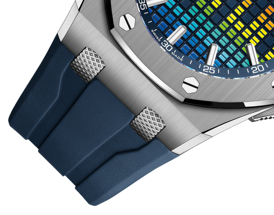 Audemars Piguet Royal Oak Offshore Selfwinding Music Edition Blue Ref. 15600TI.OO.A343CA.01(1:1 replica)