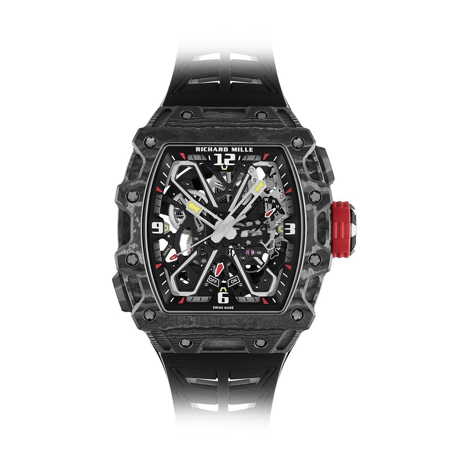 Fake Richard Mille Replica Watch RM 35-03 Automatic Winding Rafael Nadal Carbon TPT(1:1 replica)