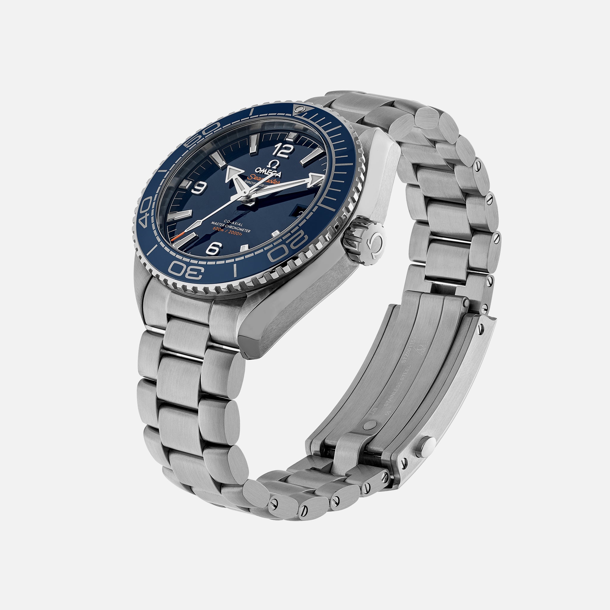 Seamaster Planet Ocean 600M Co-Axial Master Chronometer 43.5mm Blue Dial On Bracelet(1:1 replica)