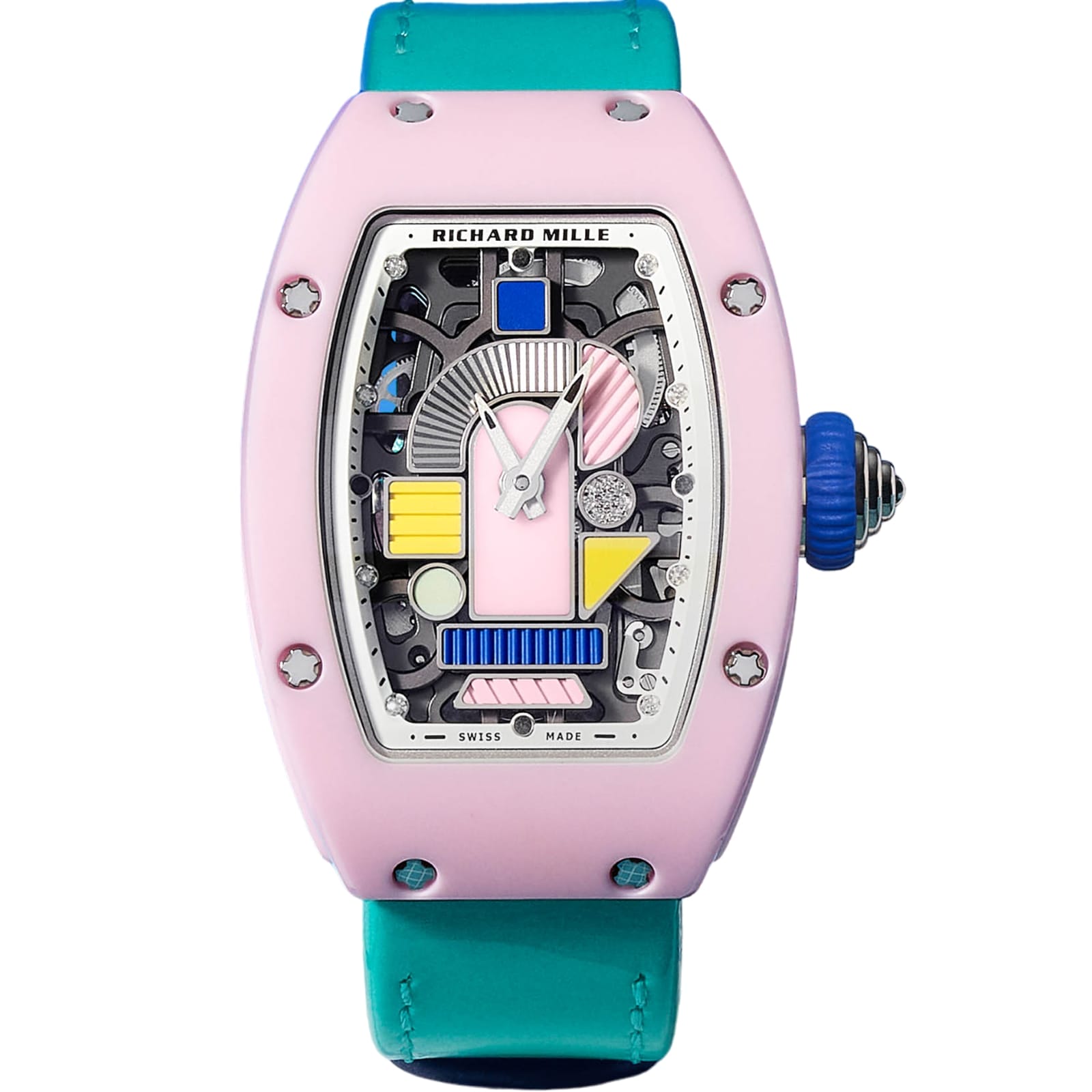Richard Mille Replica Watch RM 07-01 Coloured Ceramic Pastel Pink Limited Edition(1:1 replica)