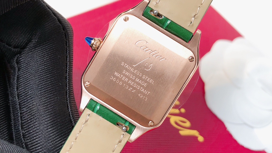 Santos Demoisell - Steel Mini - Green Gold Colour(1:1 replica)