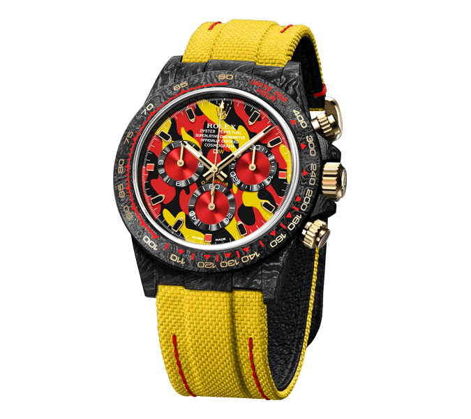 ROLEX Diw Daytona military yellow 40mm oyster black(1:1 replica)