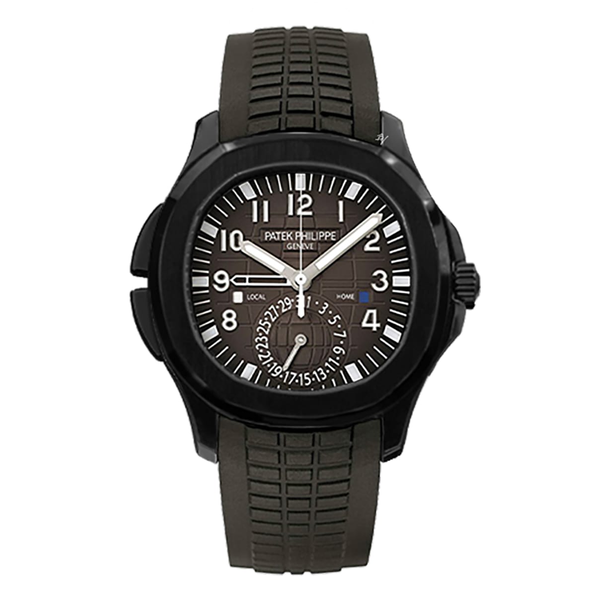 Fake Patek Philippe Replica Watch Aquanaut Limited Edition Black DLC-PVD(1:1 replica)