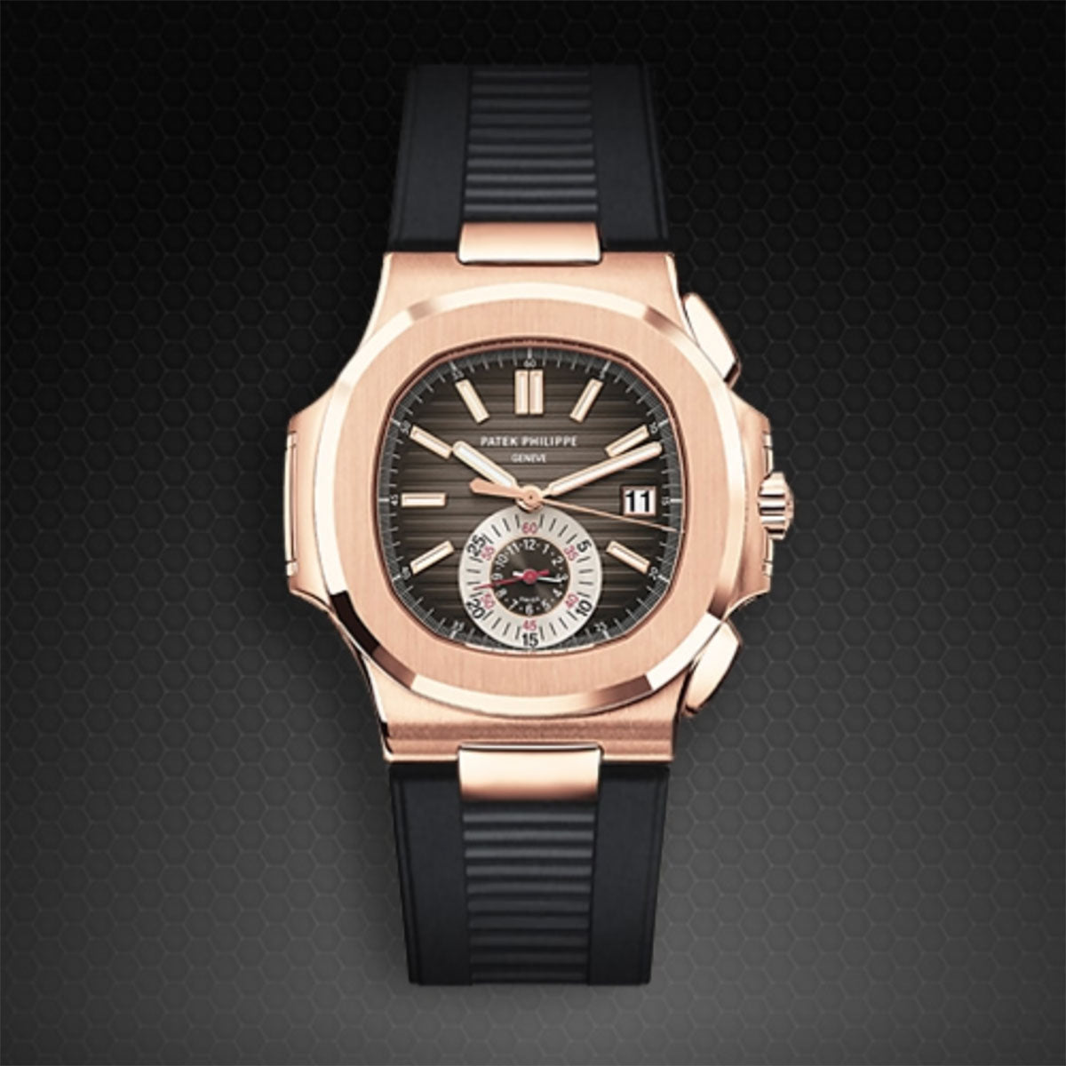 Patek Philippe - Rubber B strap for Nautilus 5980 RG(1:1 replica)