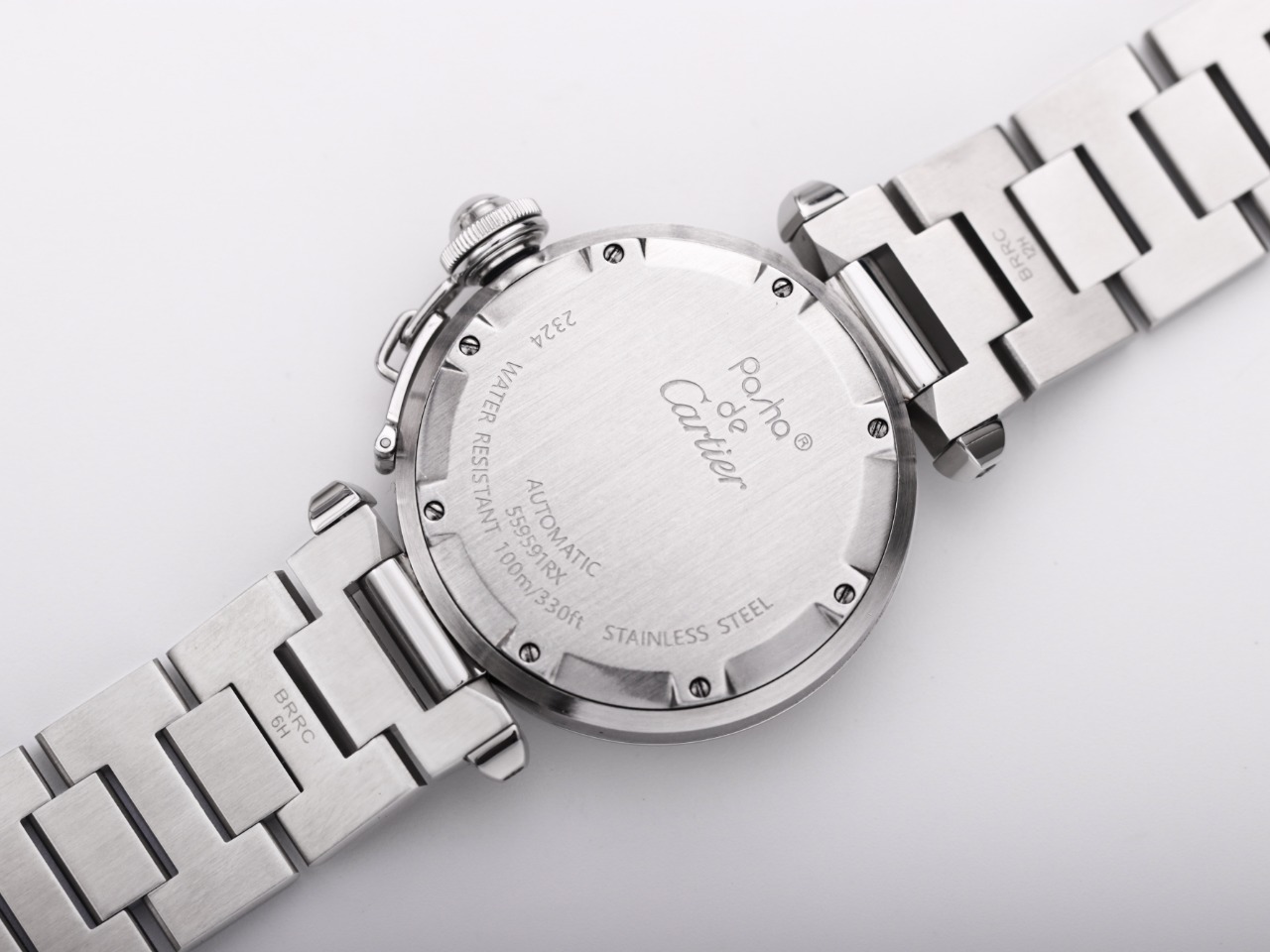 Cartier Pasha Diamonds W31074M7 Ladies Automatic - White(1:1 replica)