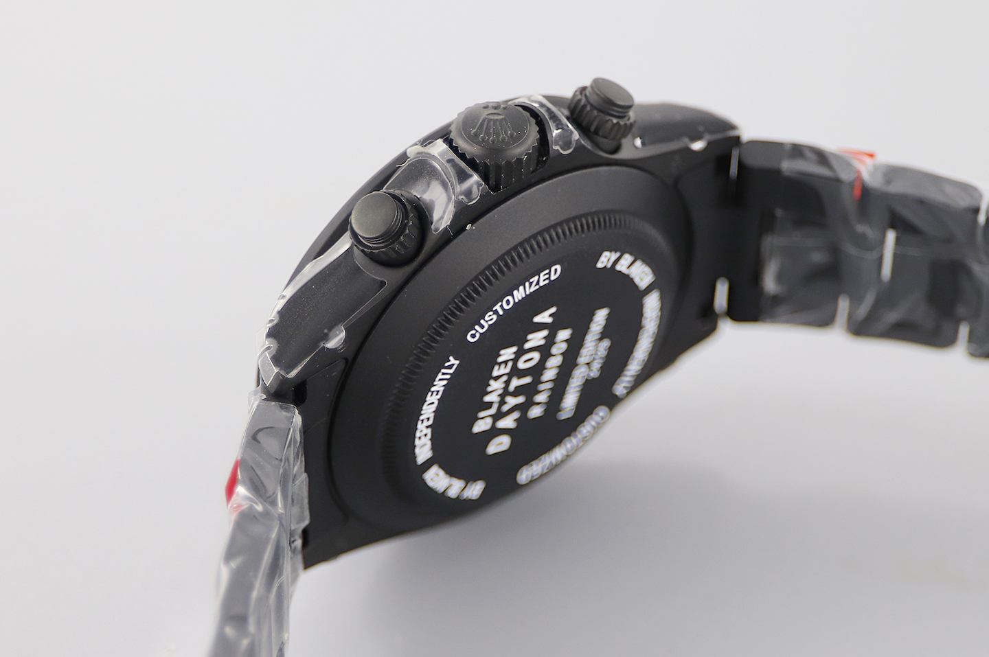 Rolex Daytona Ice Blue Di-Ruby Diamond Conversion-Black(1:1 replica)