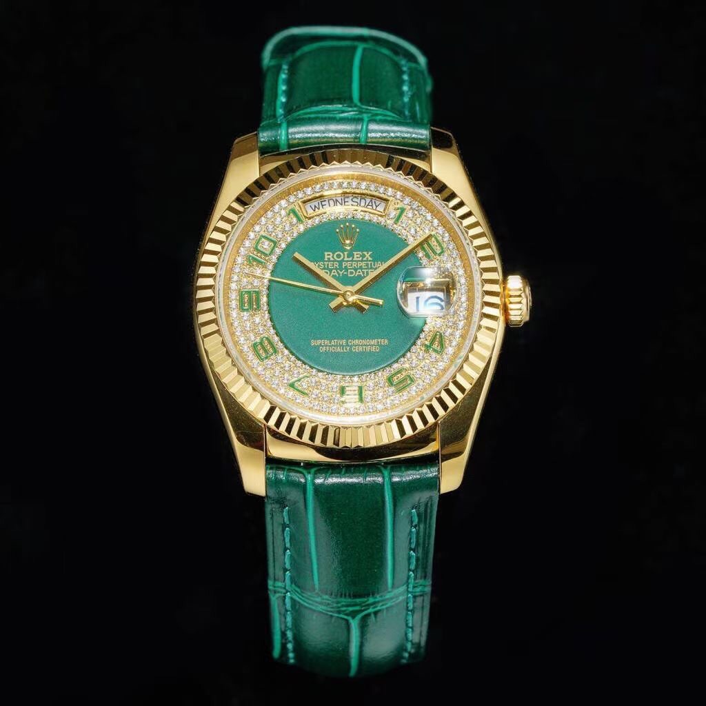 ROLEX day-date 36mm-green enameled starry sky(1:1 replica)