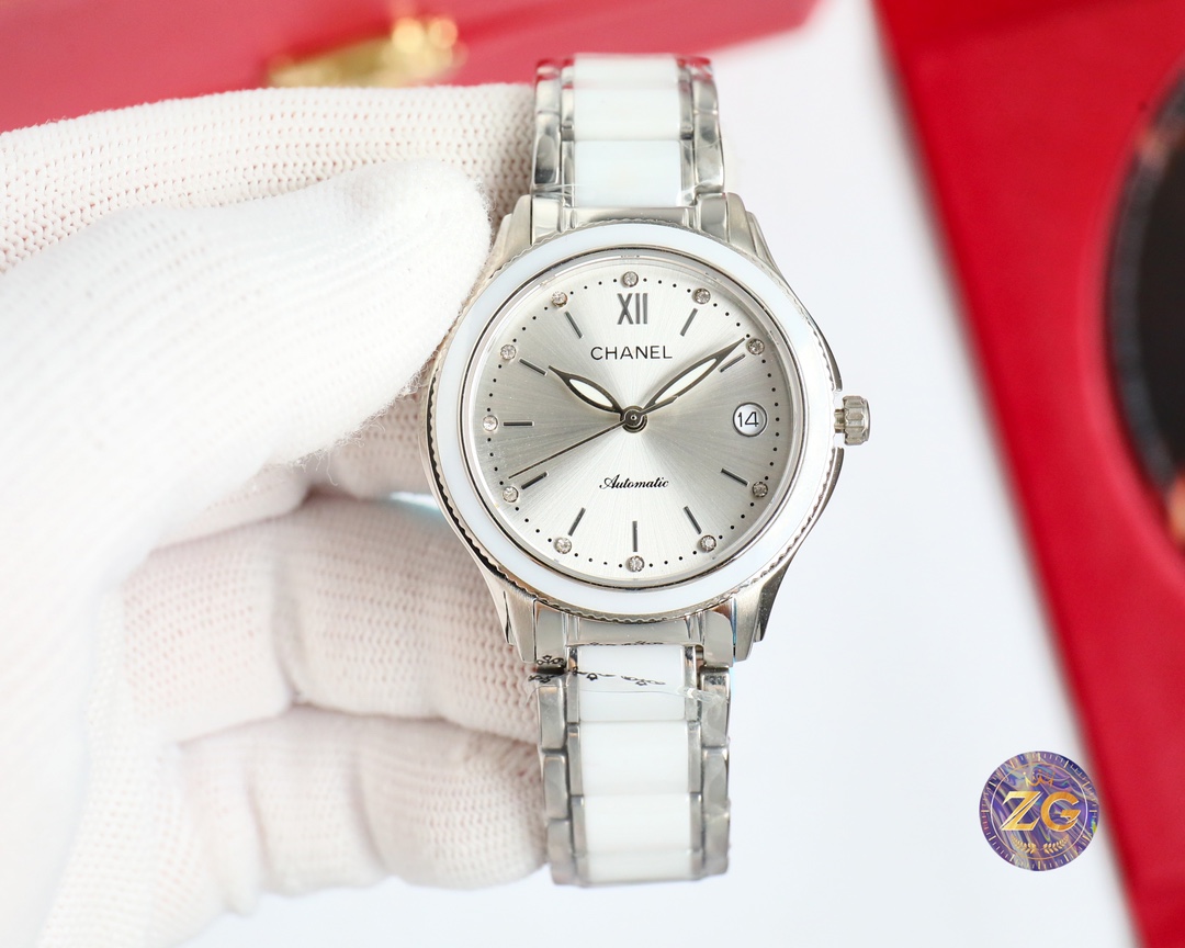 CHANEL - Elegant Lady's Watch 33MM - White(1:1 replica)