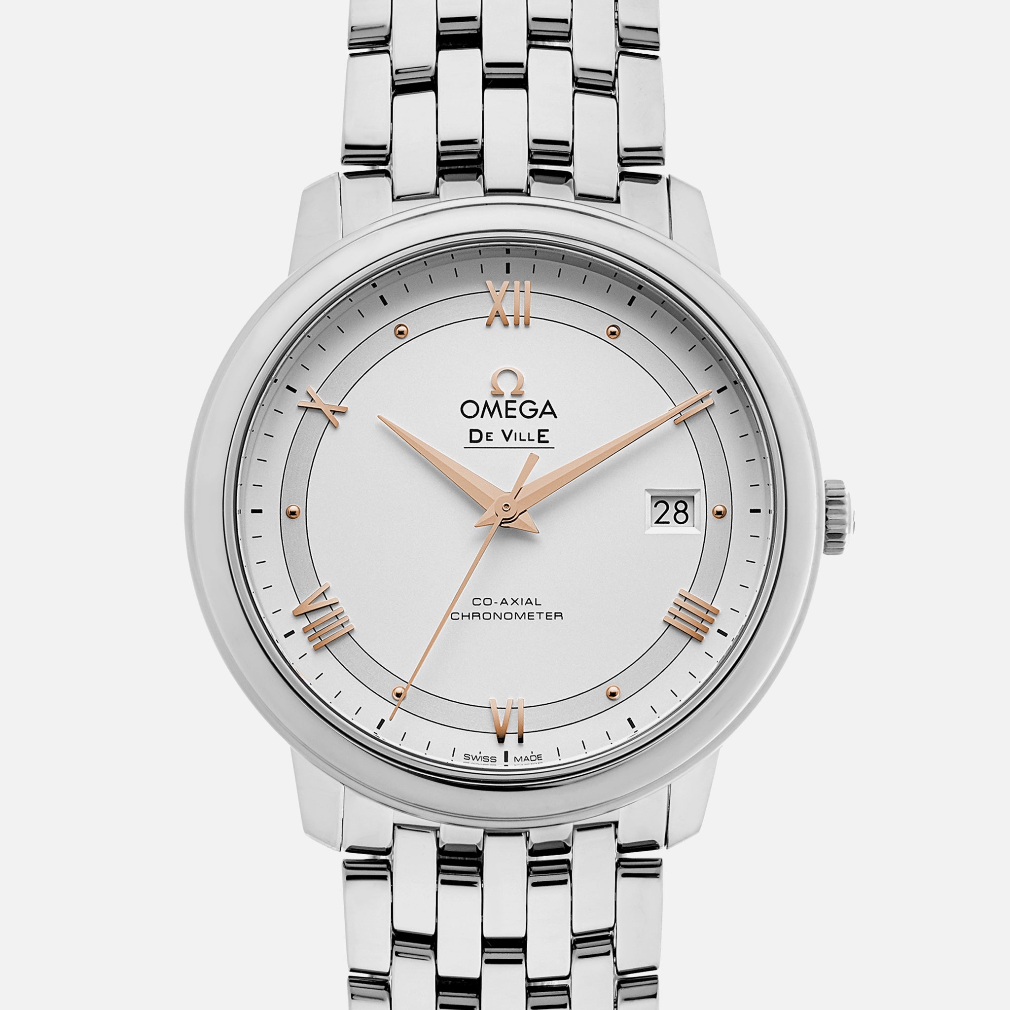 De Ville Prestige Co-Axial 36.8mm On Bracelet(1:1 replica)