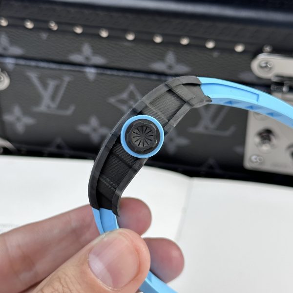 Richard Mille RM35-02 Custom Full Carbon Case Blue BBR 44mm