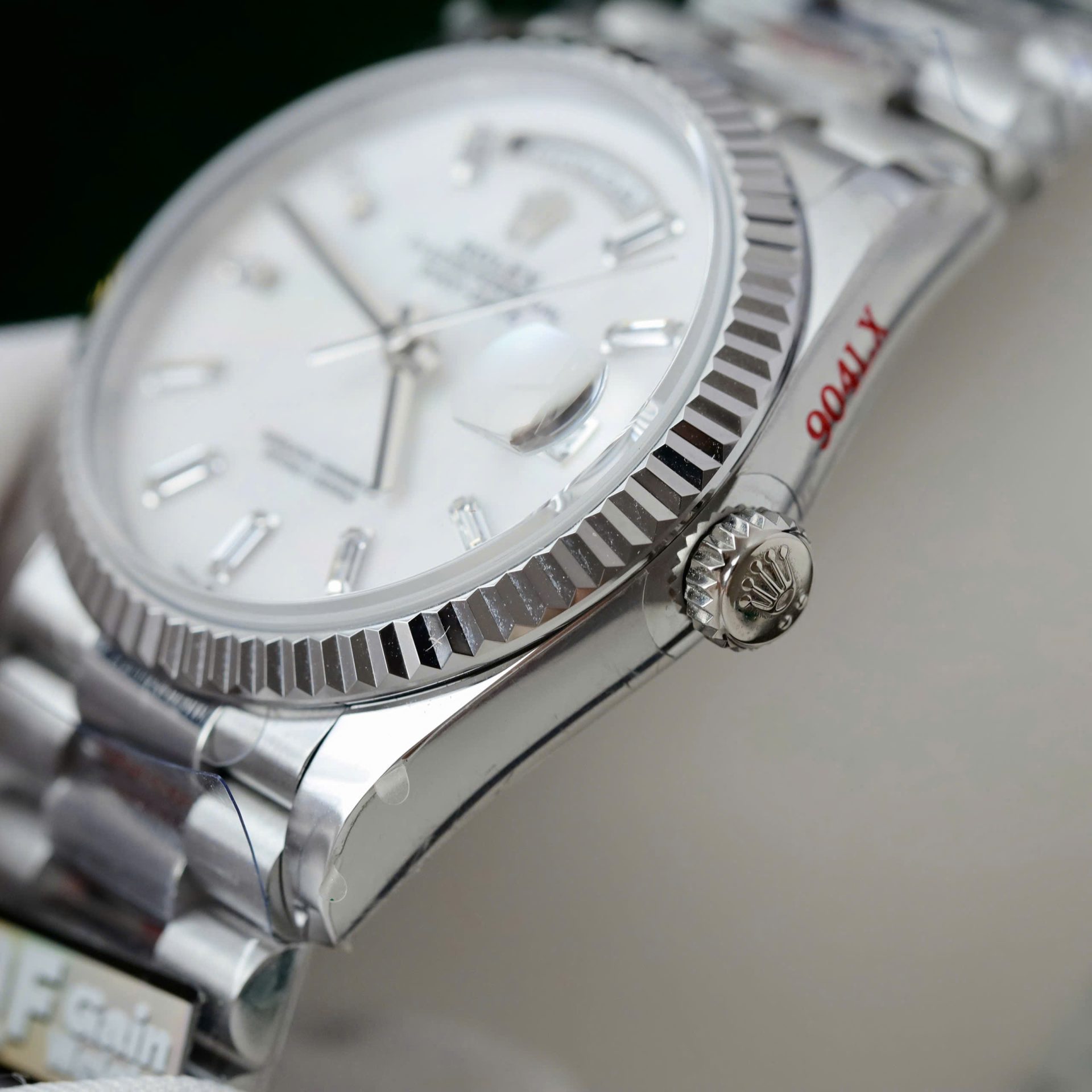 Rolex Day-Date 128236 MOP Dial Copies Watches Weight 158gram QF Factory 36mm