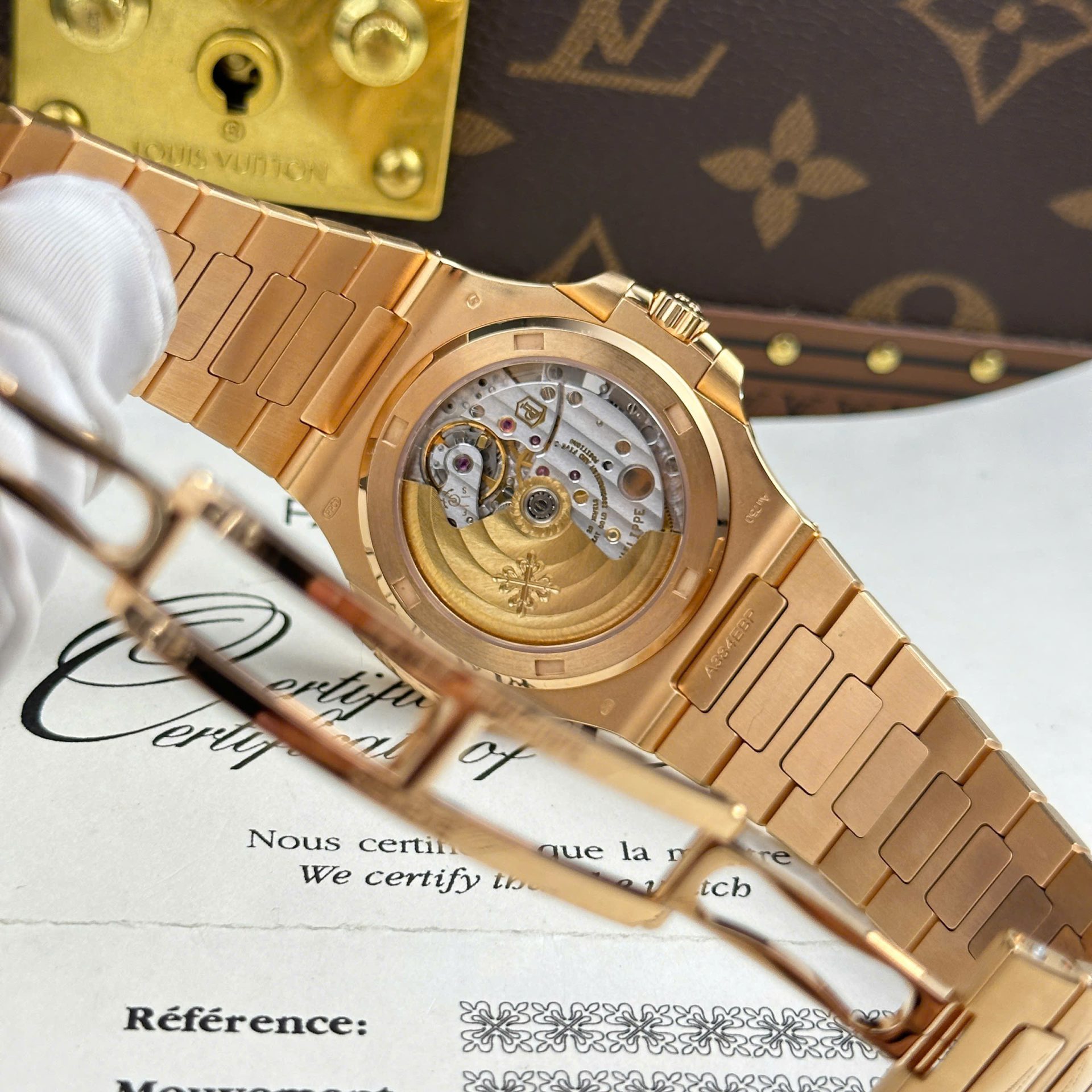 Patek Philippe Nautilus 5711 Refined Max Option 18K Gold Wrapped Chocolate Dial 40mm