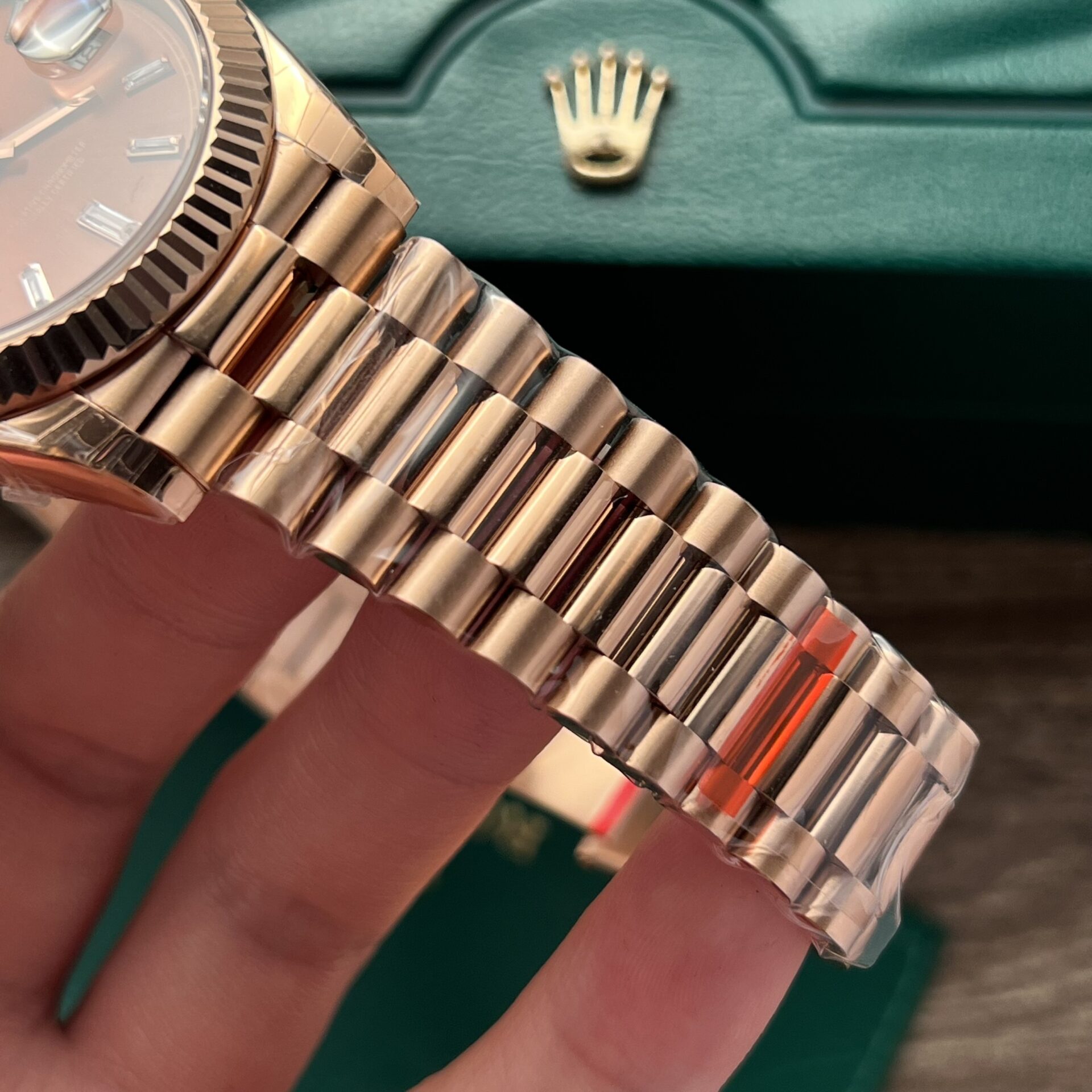 Rolex Clone Watch Day-Date 228345RBR President Strap EW Factory 40mm