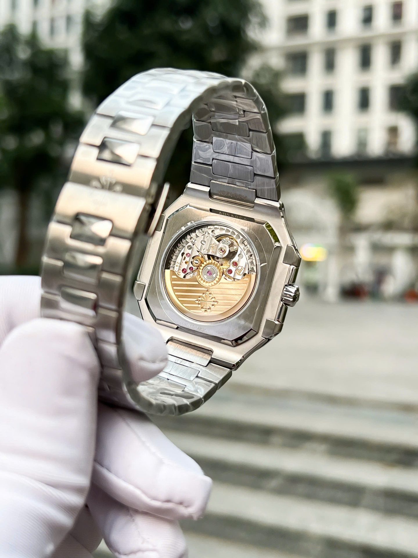 Patek Philippe Best Replica Watch Cubitus 5821 Green Dial 45mm