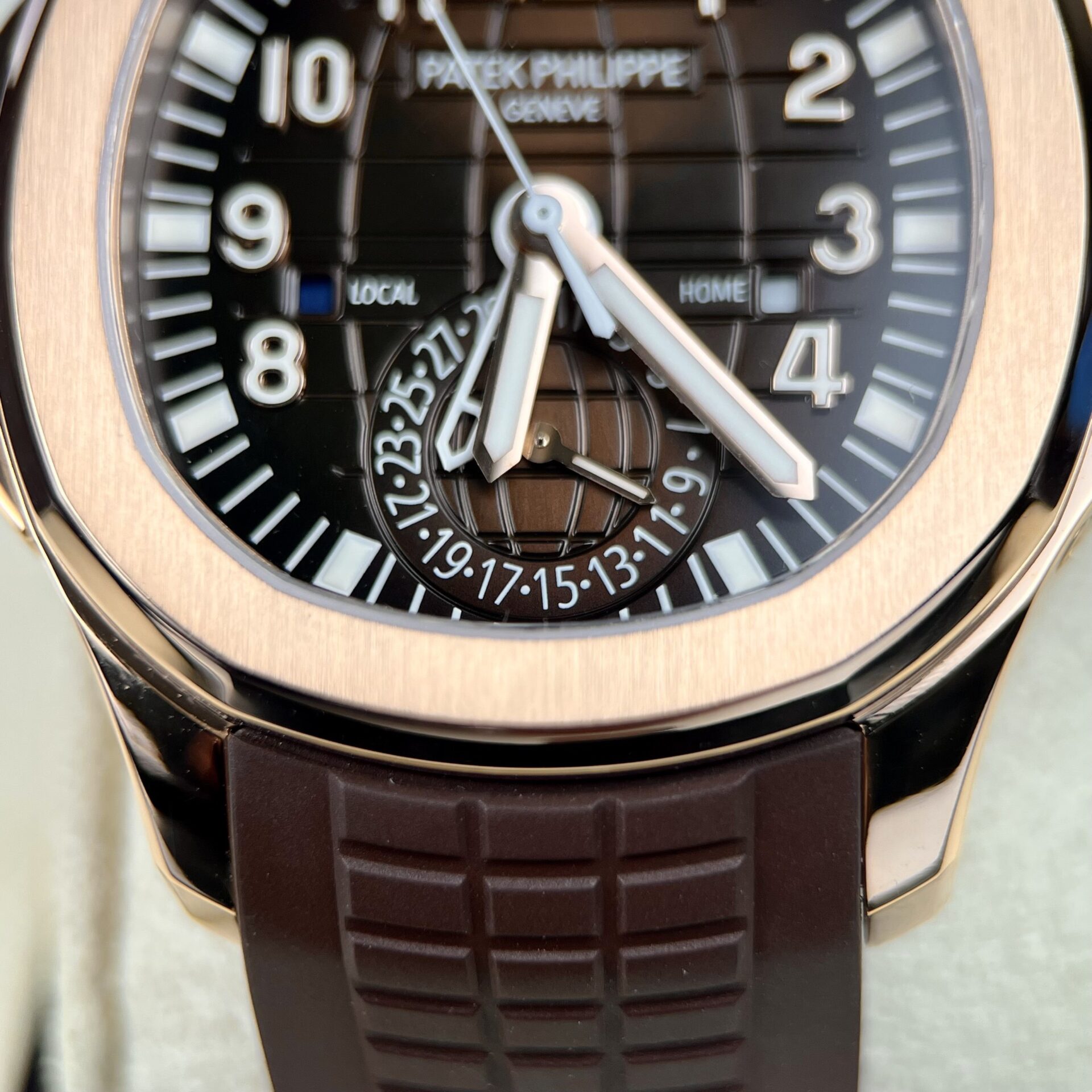 Patek Philippe Replica 1:1 Watch Aquanaut 5164R Chocolate Dial ZF Factory 40.8mm