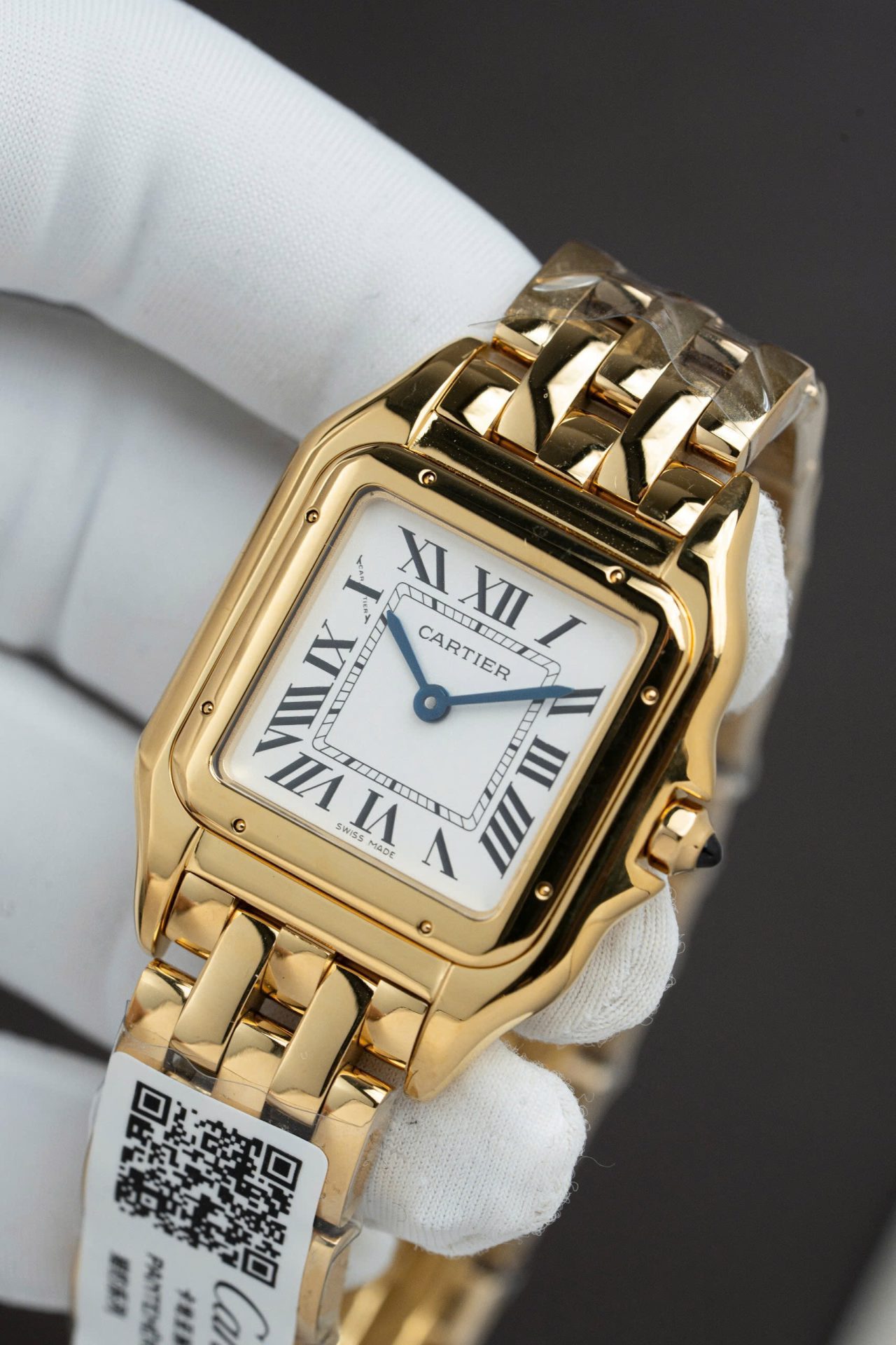 Cartier Panthere WGPN0009 Fake Watch White Dial Metal Wire 27x37mm