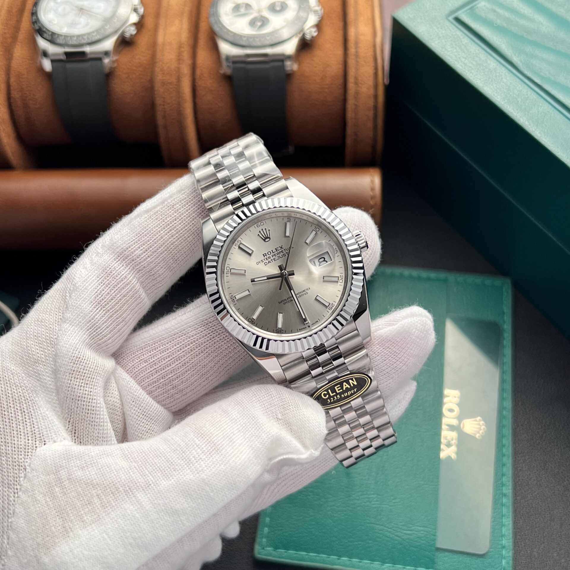 Rolex Datejust 126334 Replica Watch Siver Dial Clean Factory 41mm