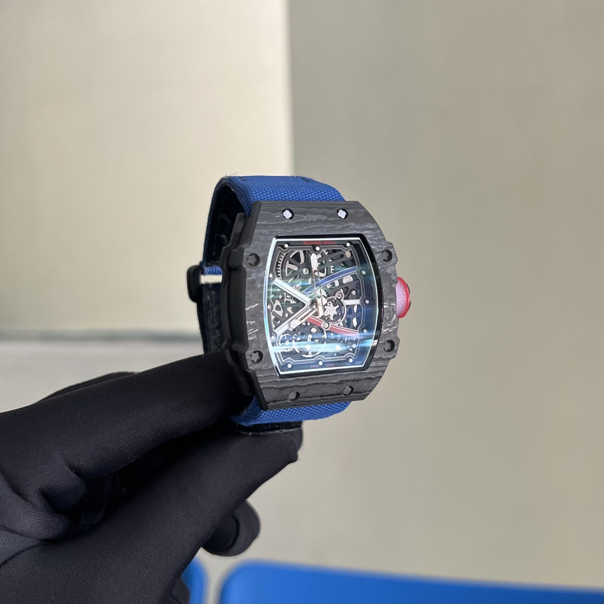 Richard Mille Fake Watch RM67-02 Carbon Shell Automatic 39x48mm