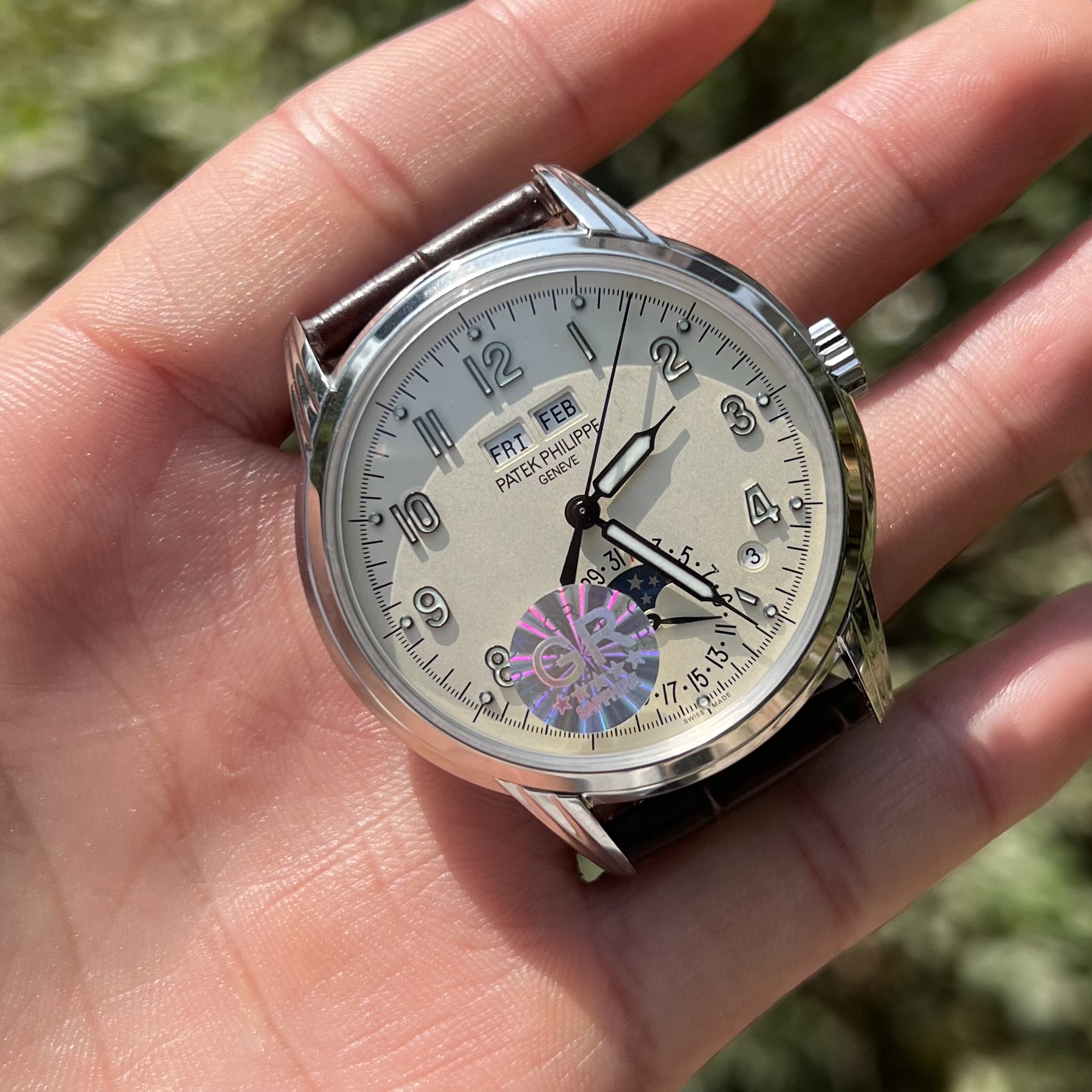 Patek Philippe Complications 5320G Replica Watch Leather Strap 40mm