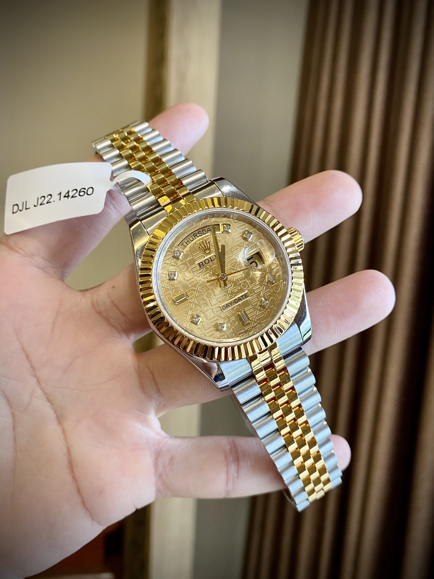 Rolex Best Replica Watch Day-Date Custom Gold Wrapped 40mm