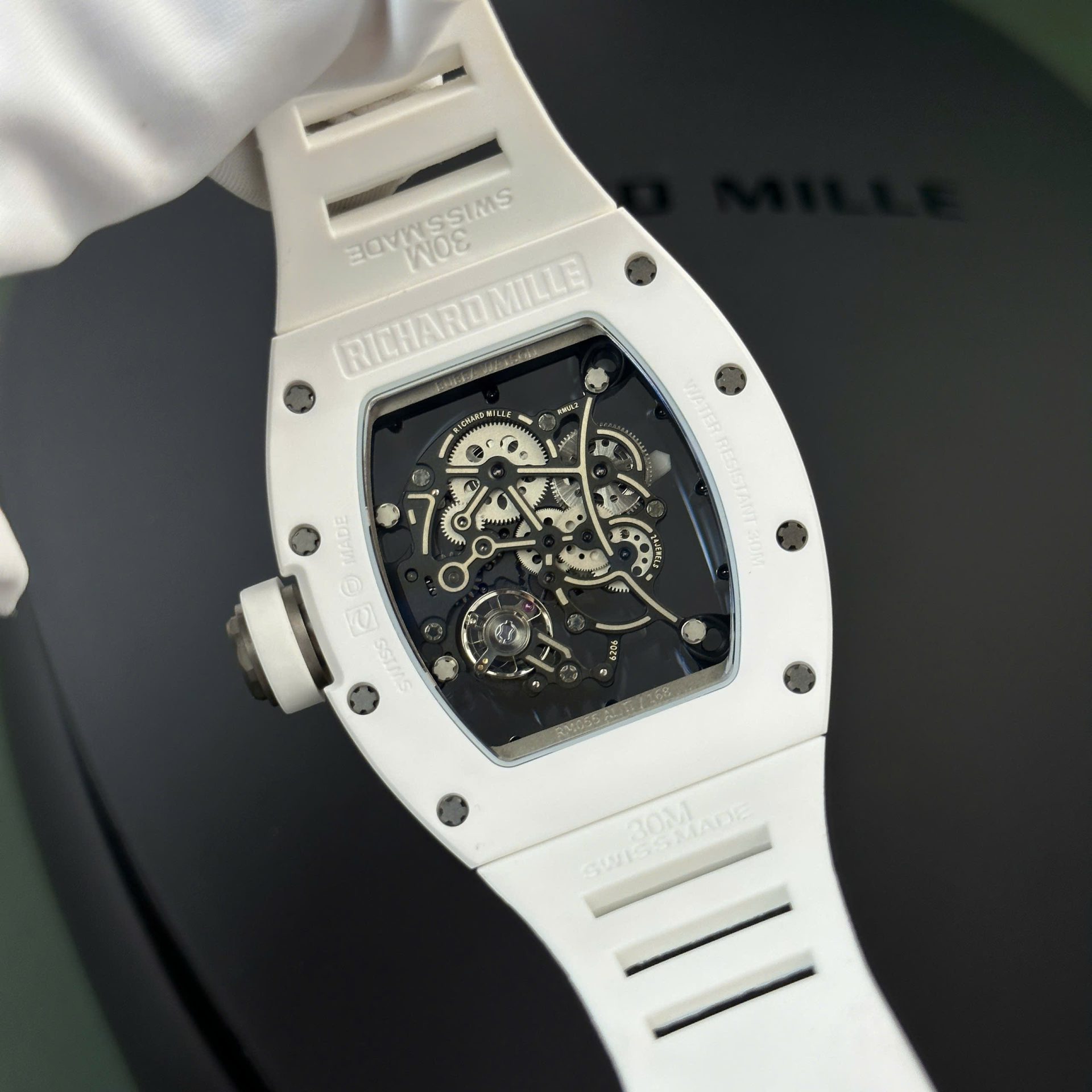 Richard Mille RM055 Bubba Watson Best Replica Watch White Ceramic BBR Factory 42,7 49,7