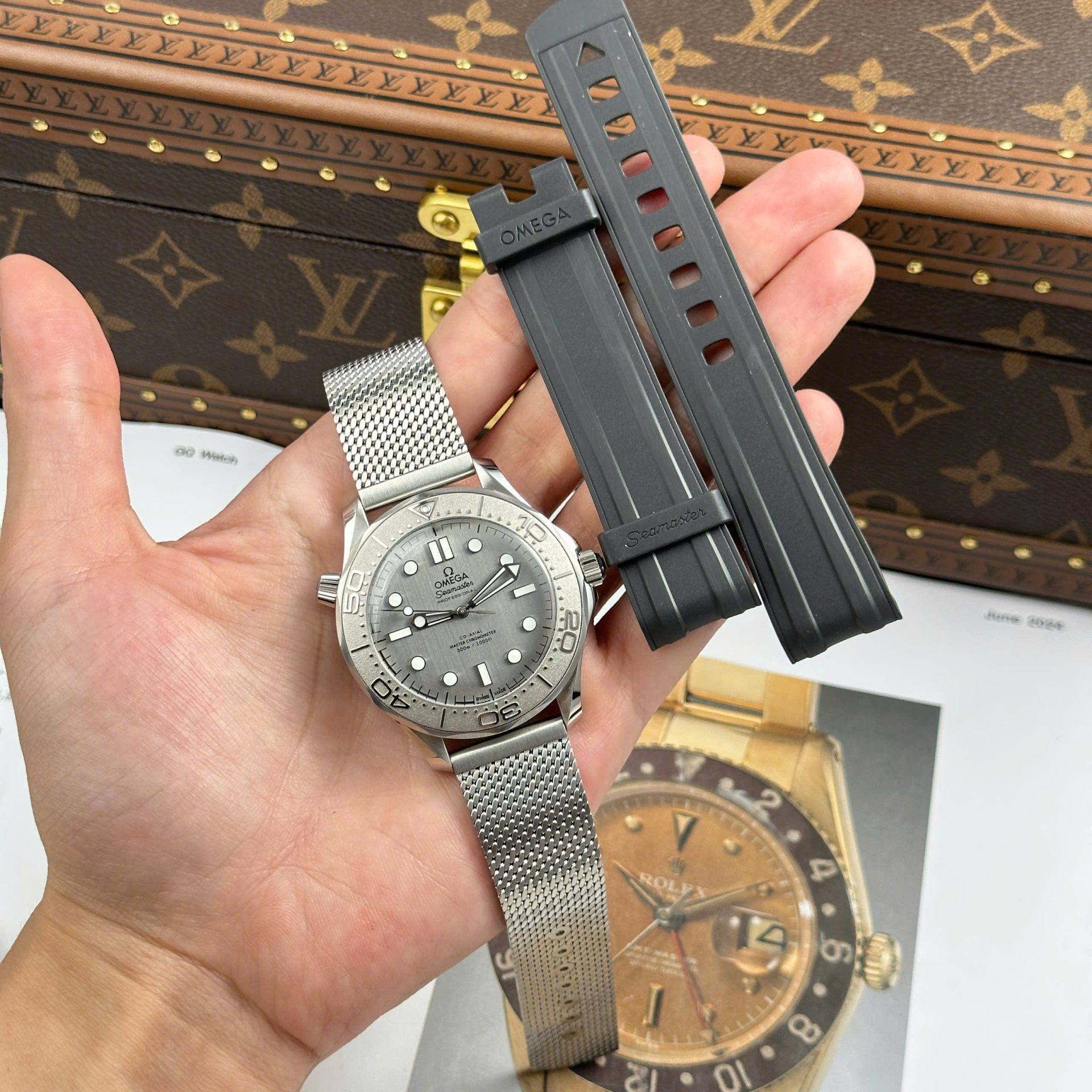 Omega Seamaster Diver 300m Replica Watch Gray Dial VS Factory 42mm