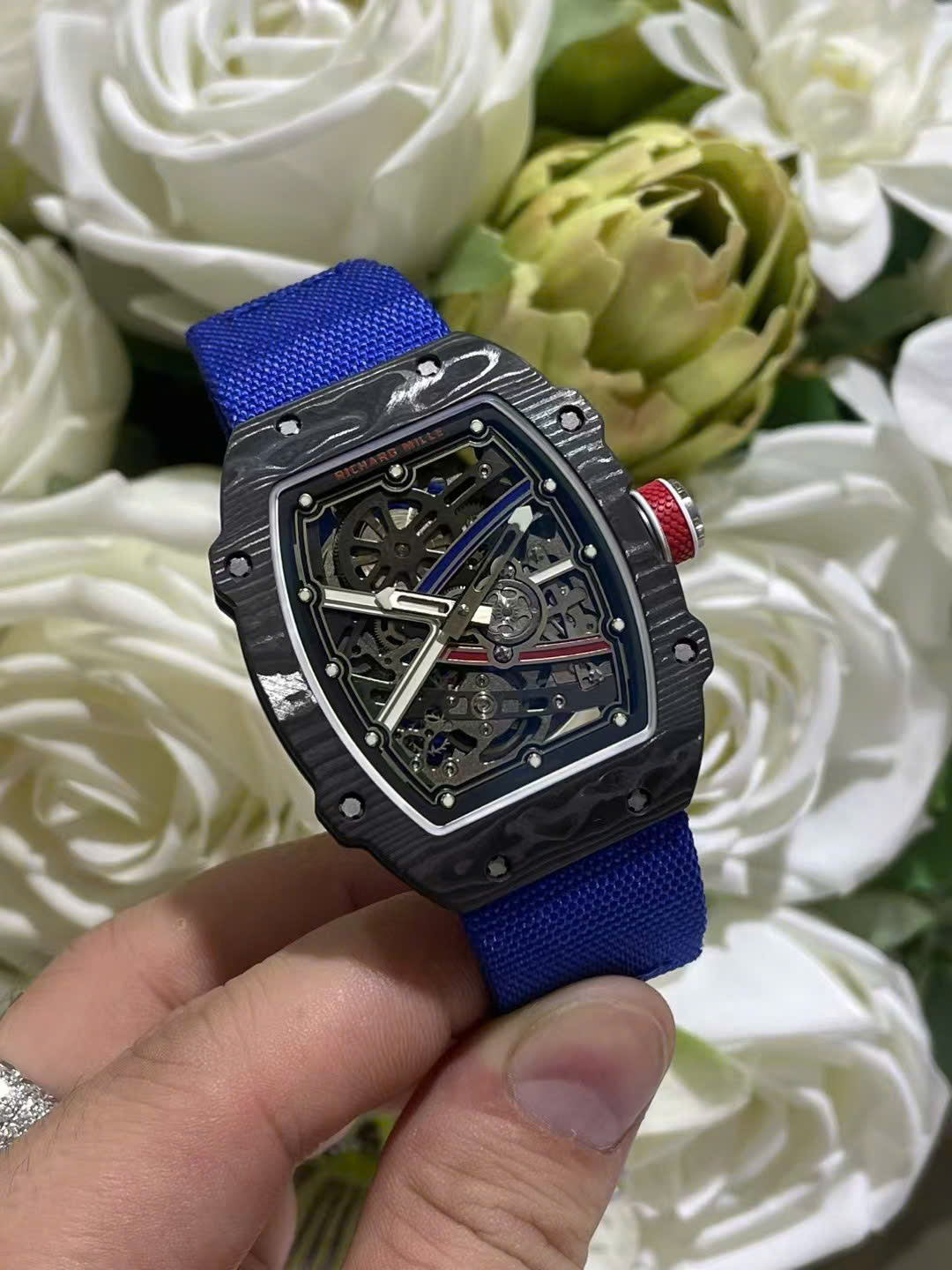 Richard Mille RM67-02 Carbon Replica Watch Weight 37 Grams 38.7×47.52mm