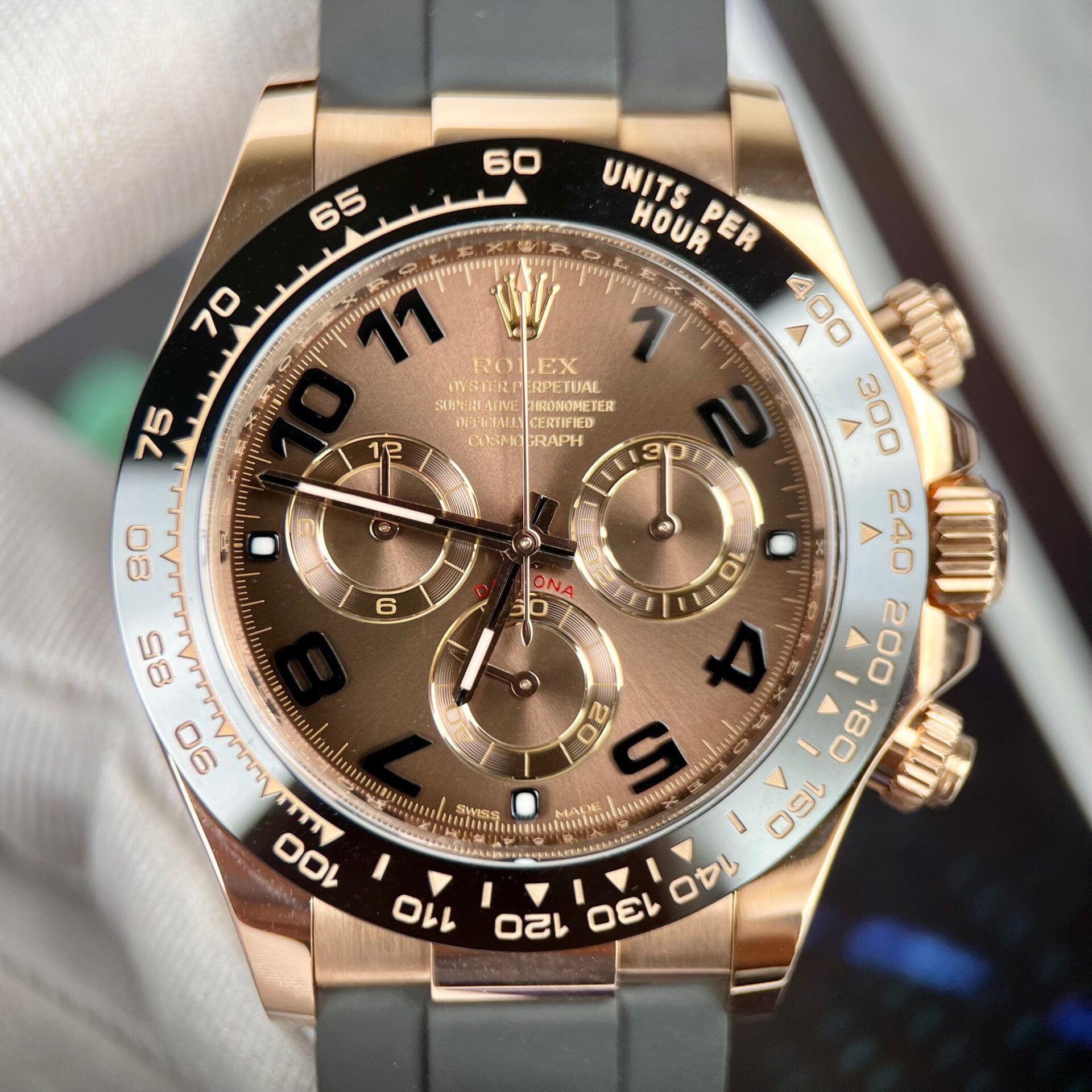 Rolex Daytona 116515LN 18K Rose Gold Wrapped Replica Watch 40mm