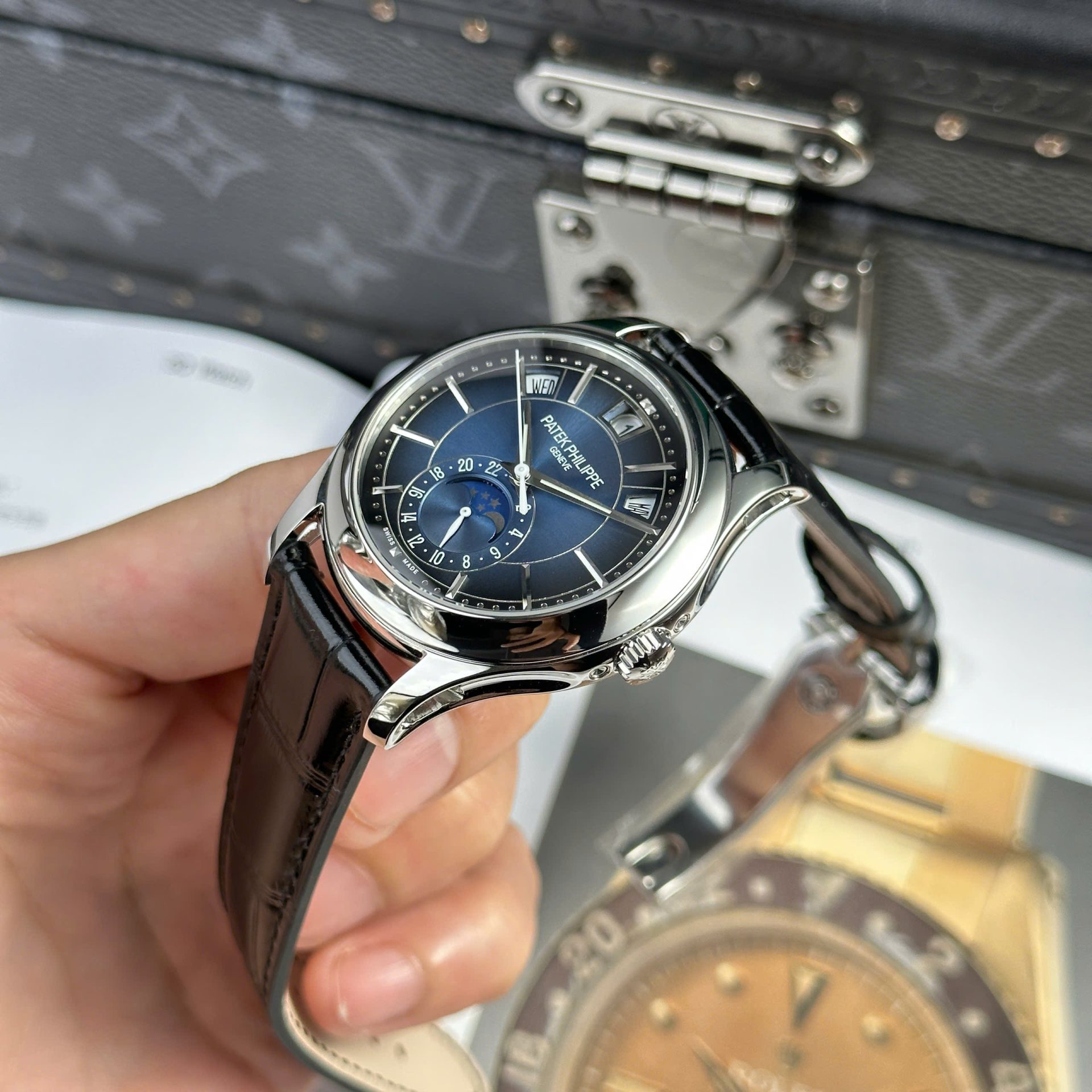 Patek Philippe Replica Watch Complications 5205G Blue Dial 40mm