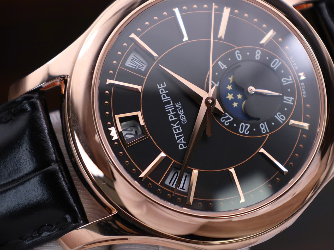 Patek Philippe Replica Watch Complications 5205R 18K Gold Wrapped Custom 40mm