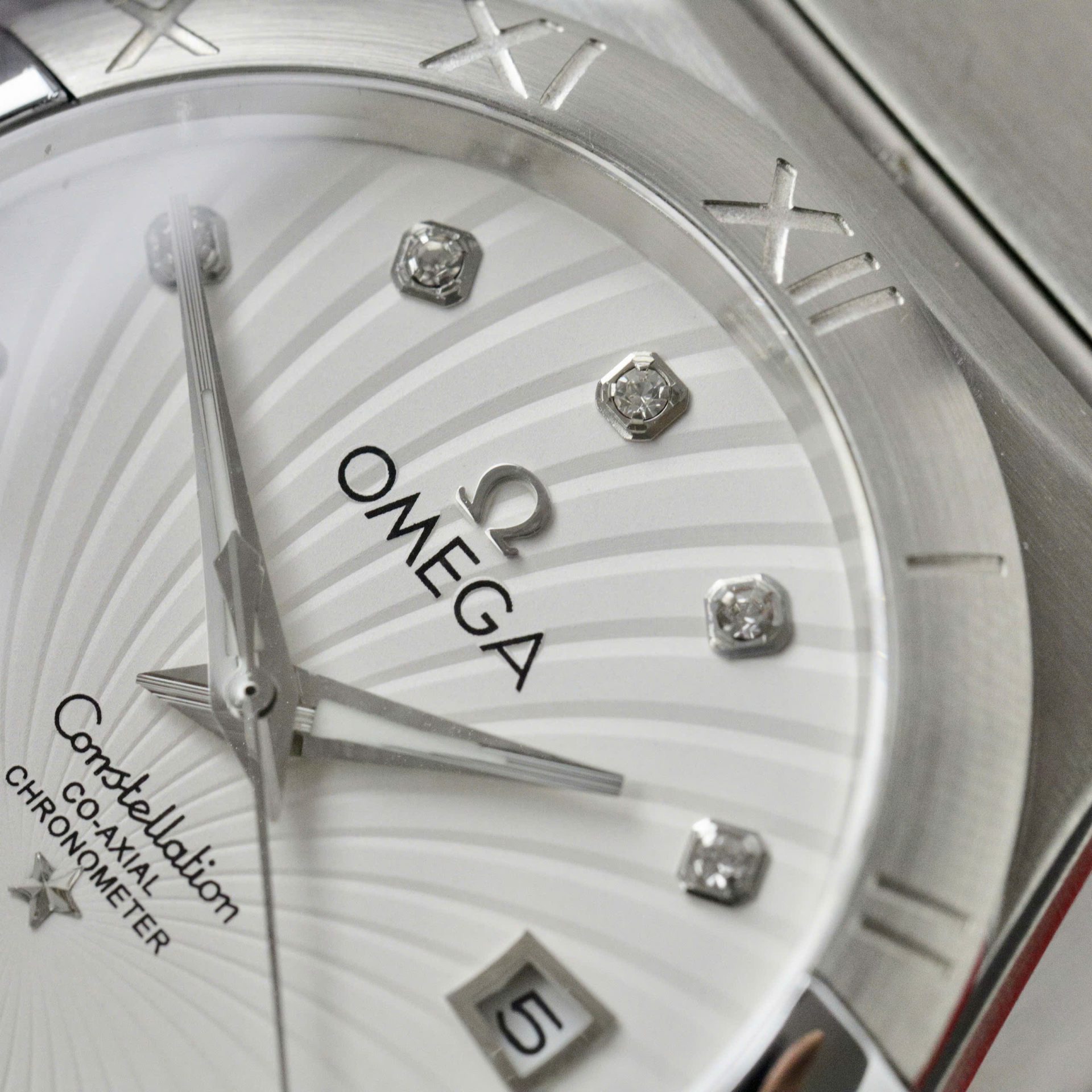 Omega Constellation Co-Axial Clone Watch White Dial 38mm