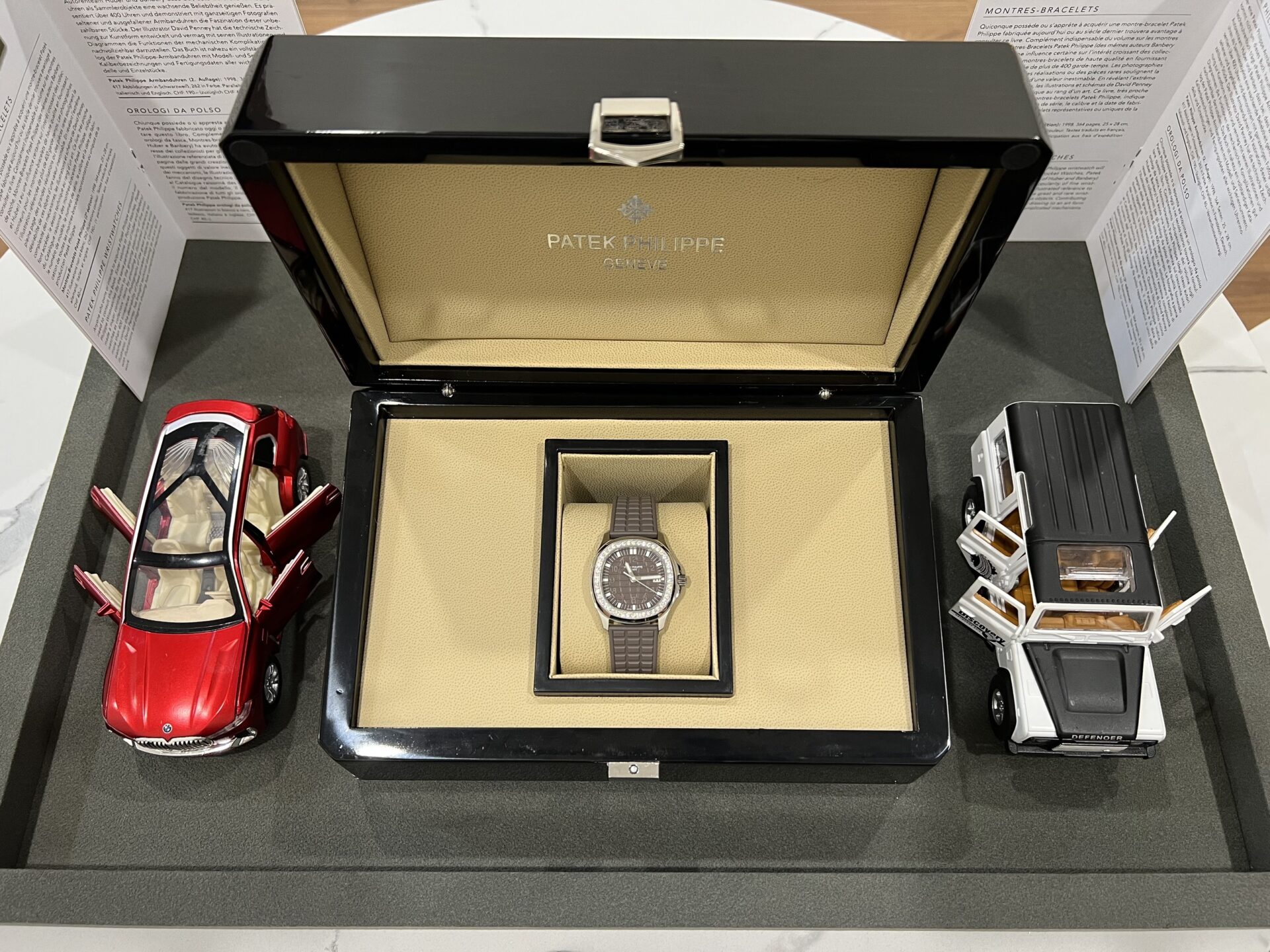 Patek Philippe Aquanaut 5067A Best Replica Watch Grey With Stone Bezel 35.6mm