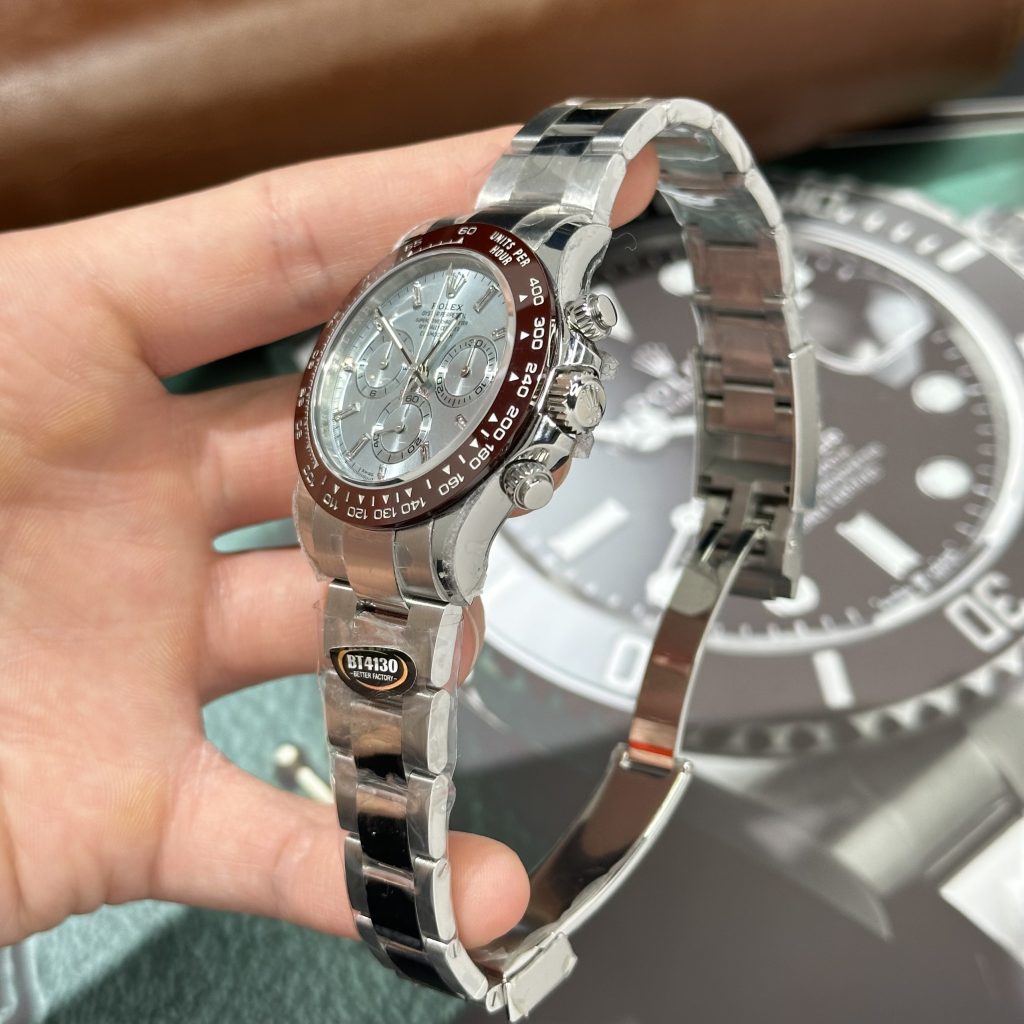 Rolex Cosmograph Daytona 126503 Replica Watches Ice Blue Dial BT Factory 40mm