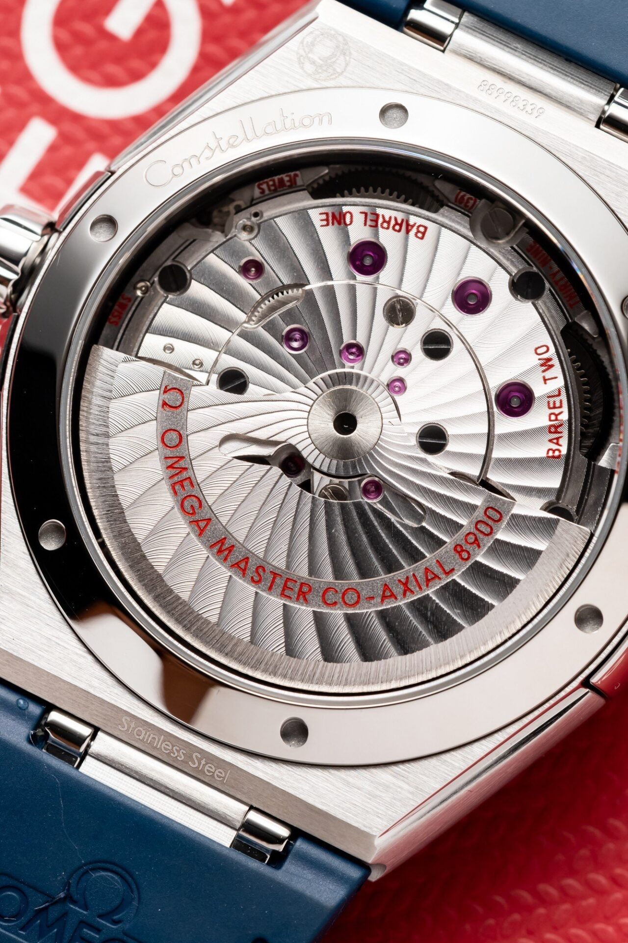 Omega Constellation Replica 11 Watch Blue Dial Leather Strap 41mm