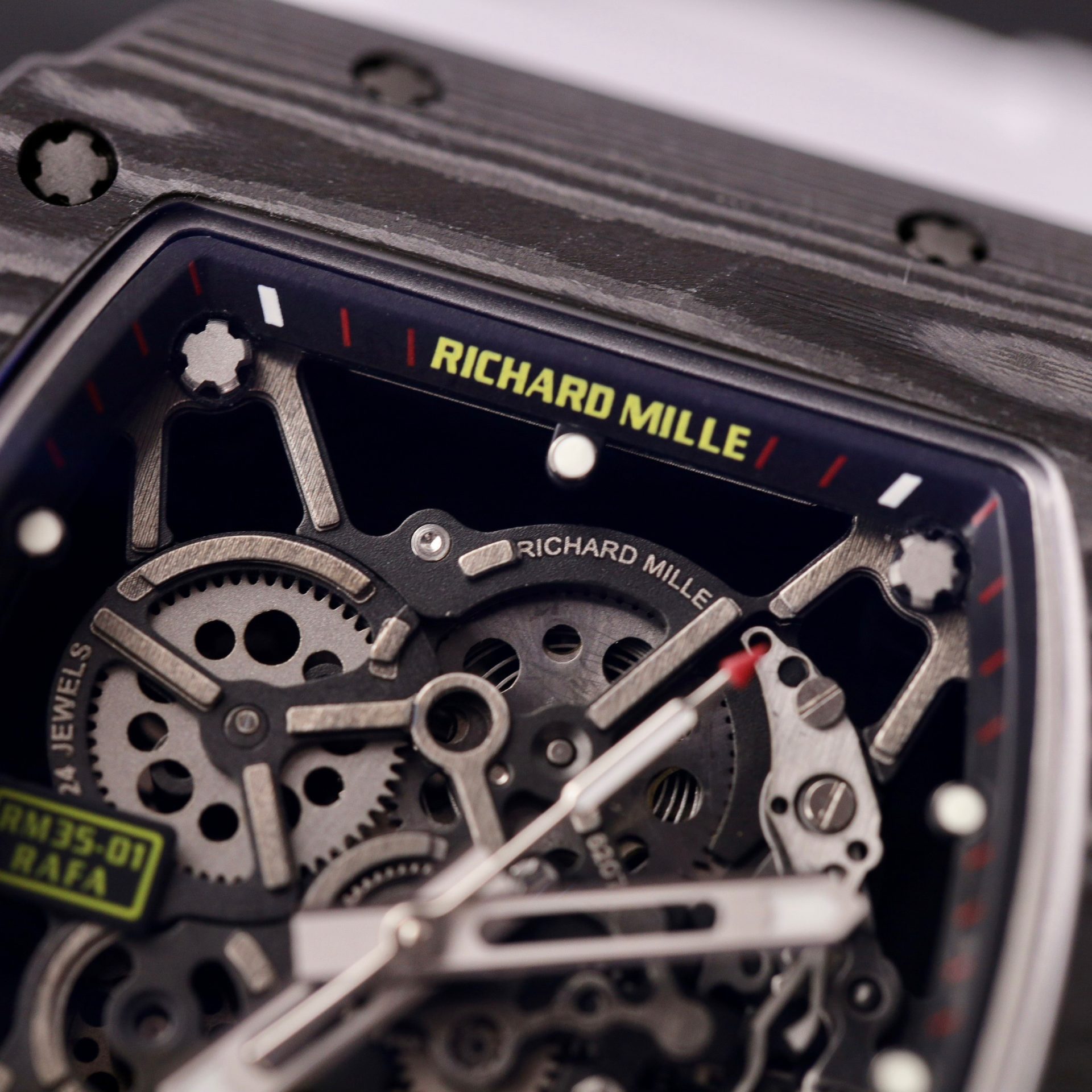Richard Mille Replica Watch RM35-01 Carbon Rubber Strap BBR Factory 44mm
