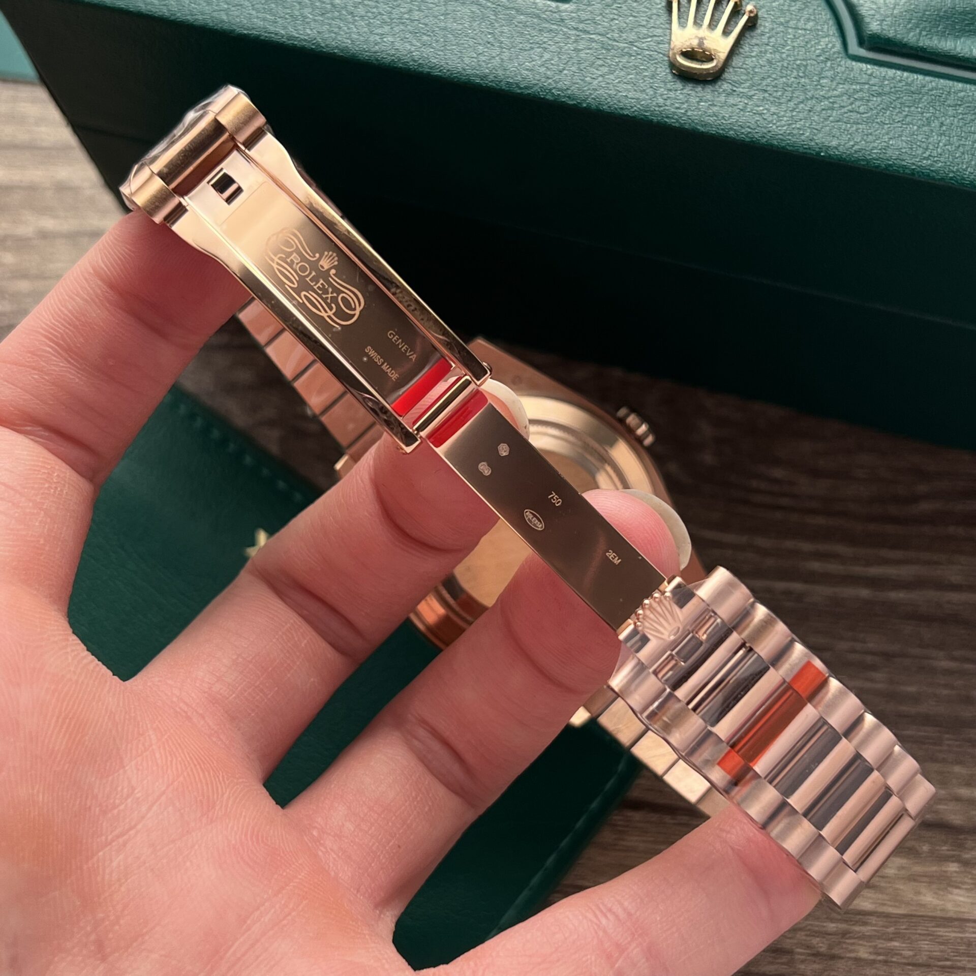 Rolex Clone Watch Day-Date 228345RBR President Strap EW Factory 40mm